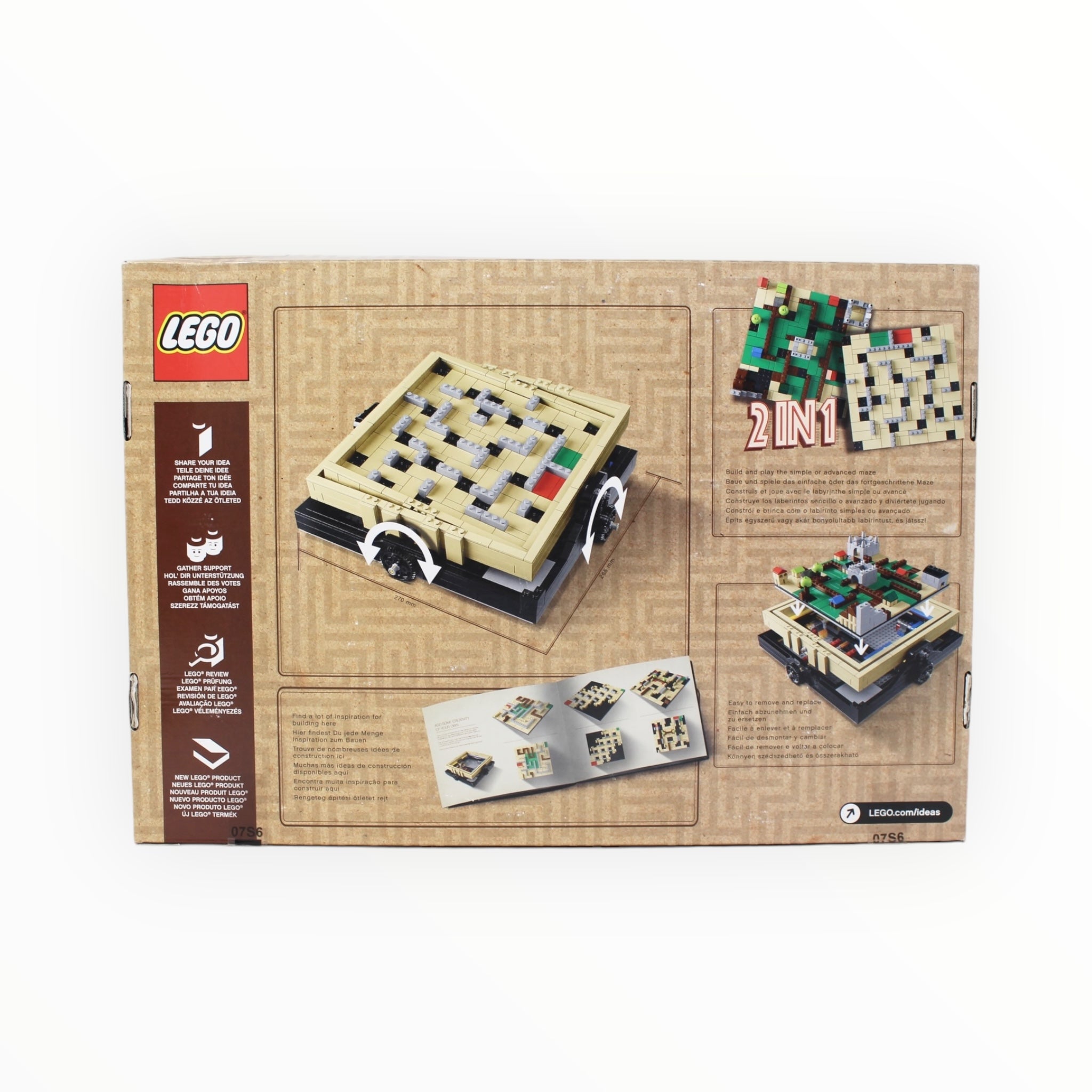 Retired Set 21305 LEGO Ideas Maze (damaged box)