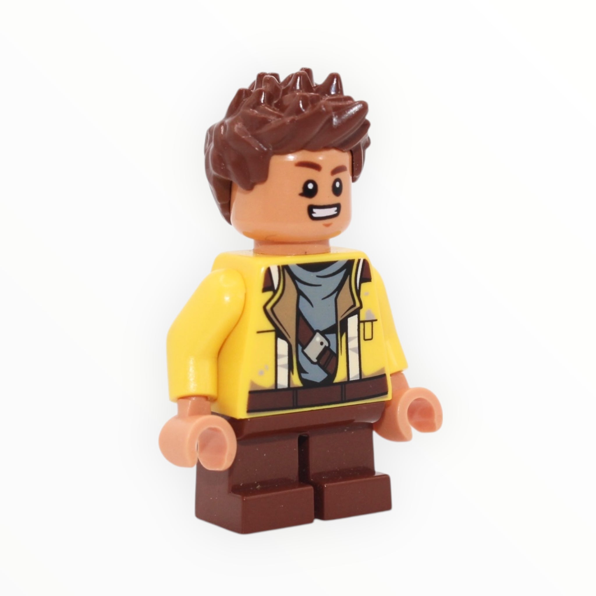 Rowan Freemaker (yellow jacket, hair)