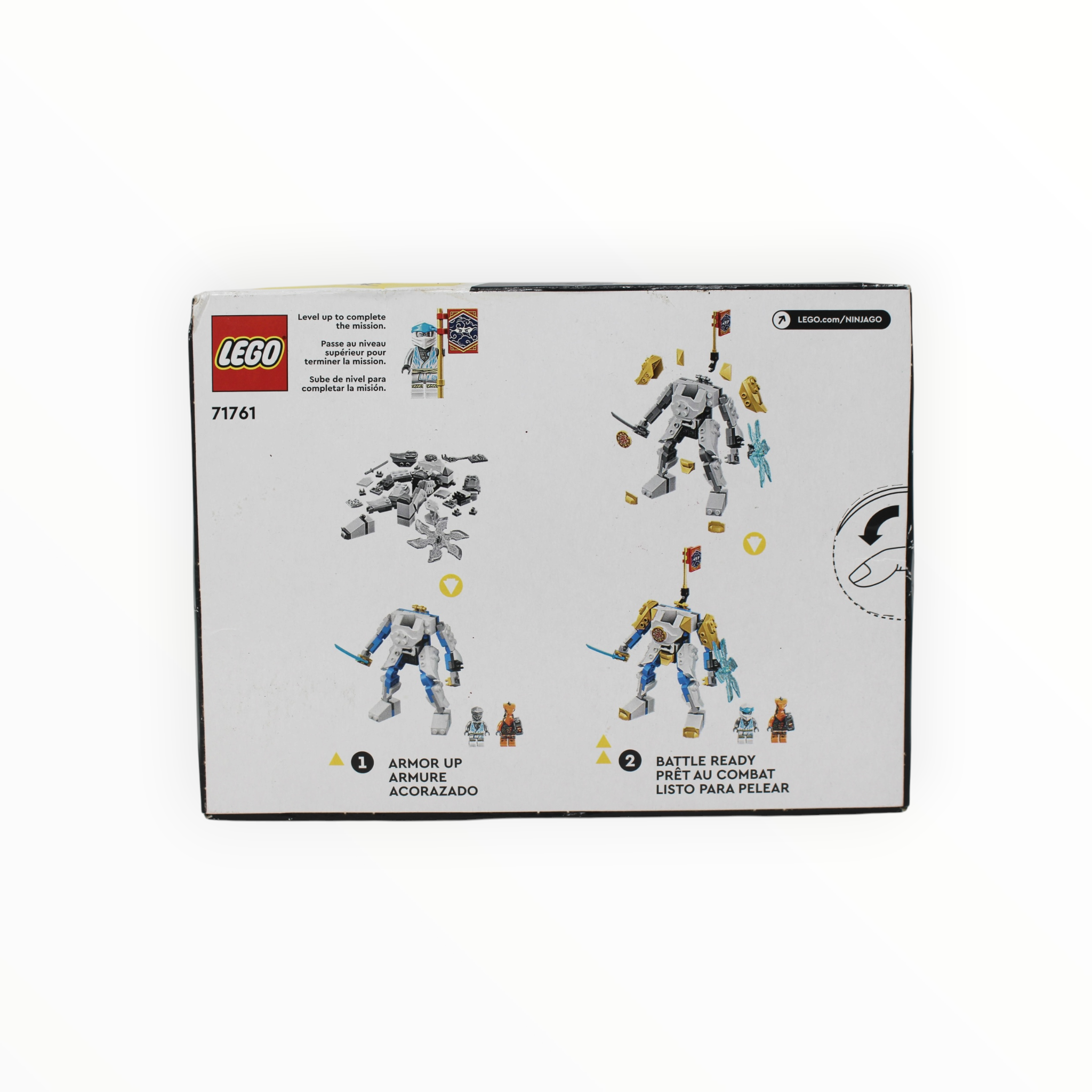 Retired Set 71761 Ninjago Zane’s Power Up Mech EVO (damaged box)