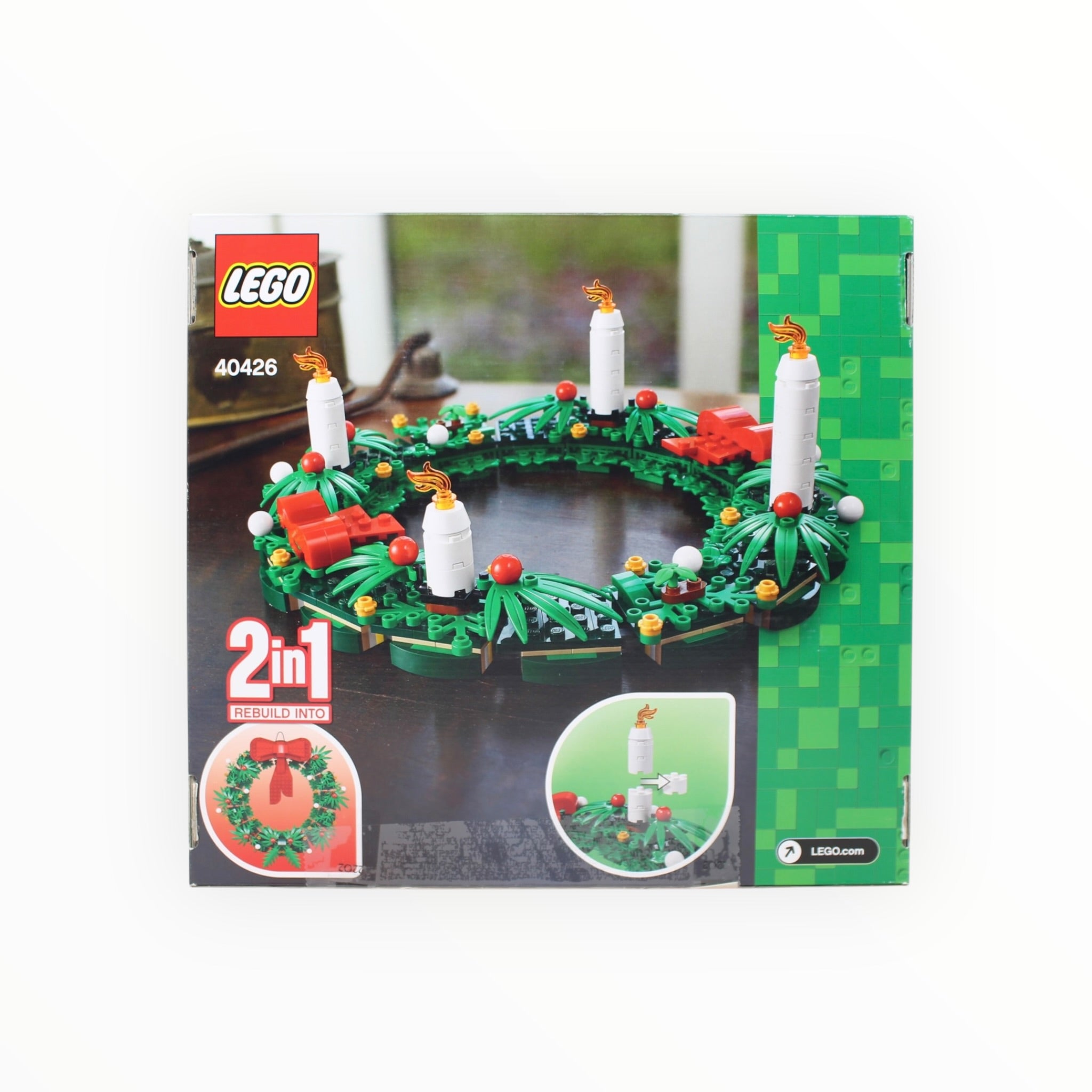 Certified Used Set 40426 LEGO Christmas Wreath 2-in-1