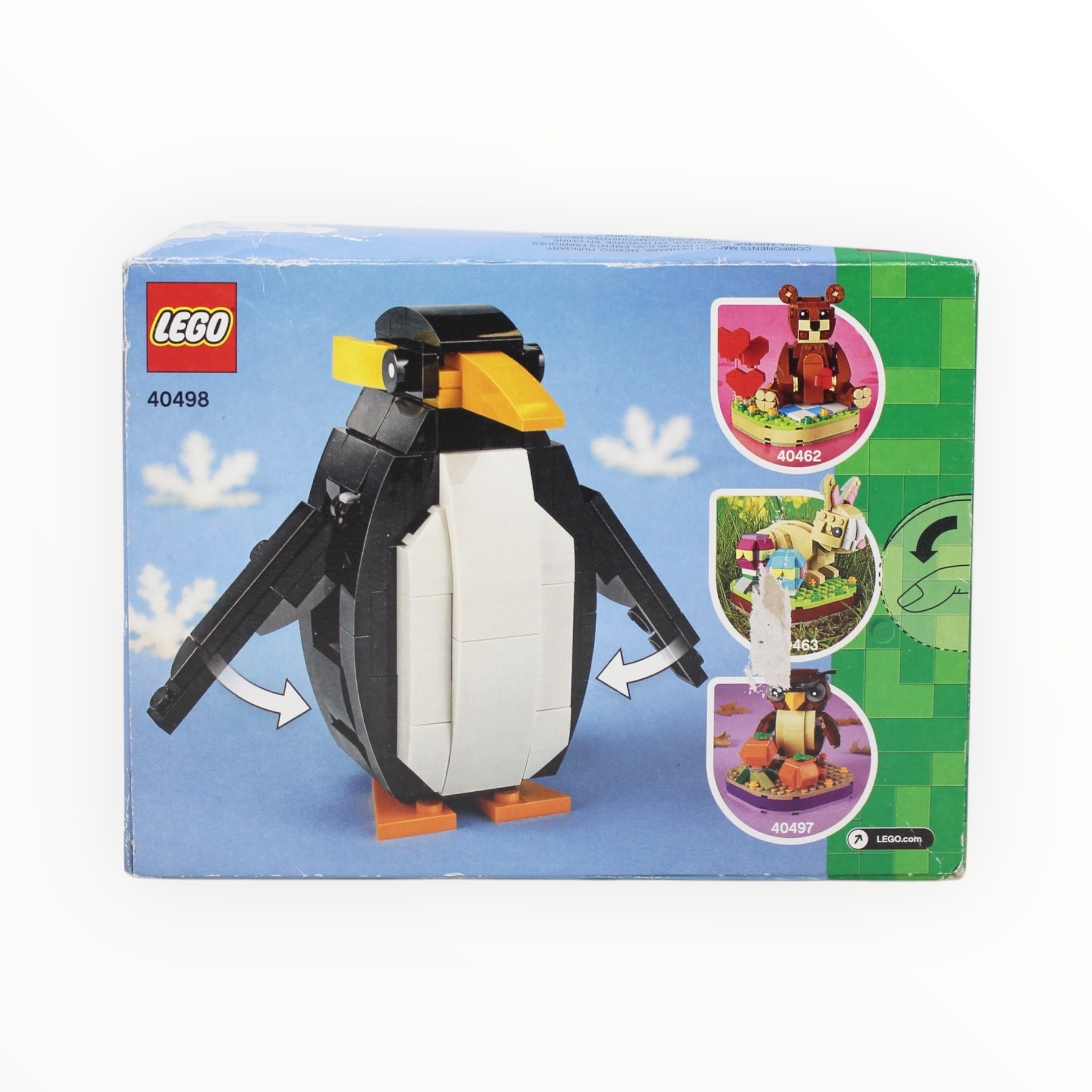 Retired Set 40498 LEGO Christmas Penguin (damaged box)