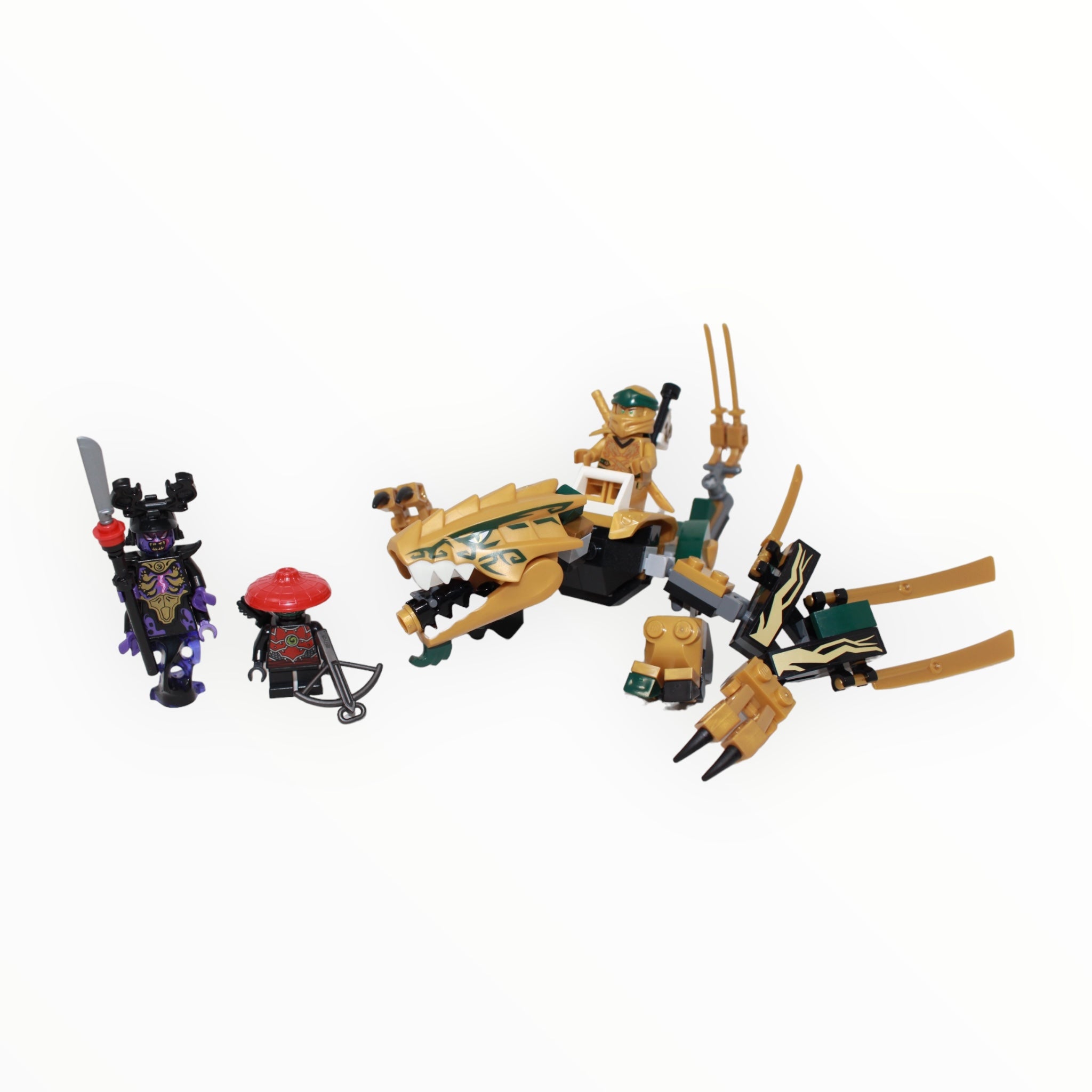 Used Set 70666 Ninjago The Golden Dragon