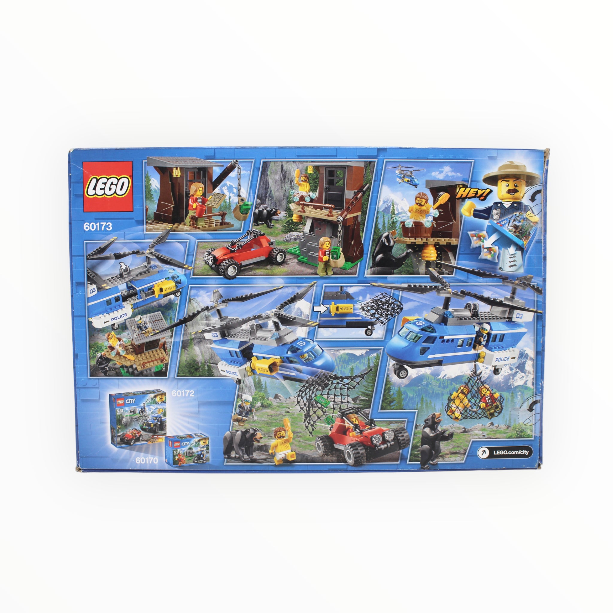 Certified Used Set 60173 City Mountain Arrest (bags 2 and 3 sealed)