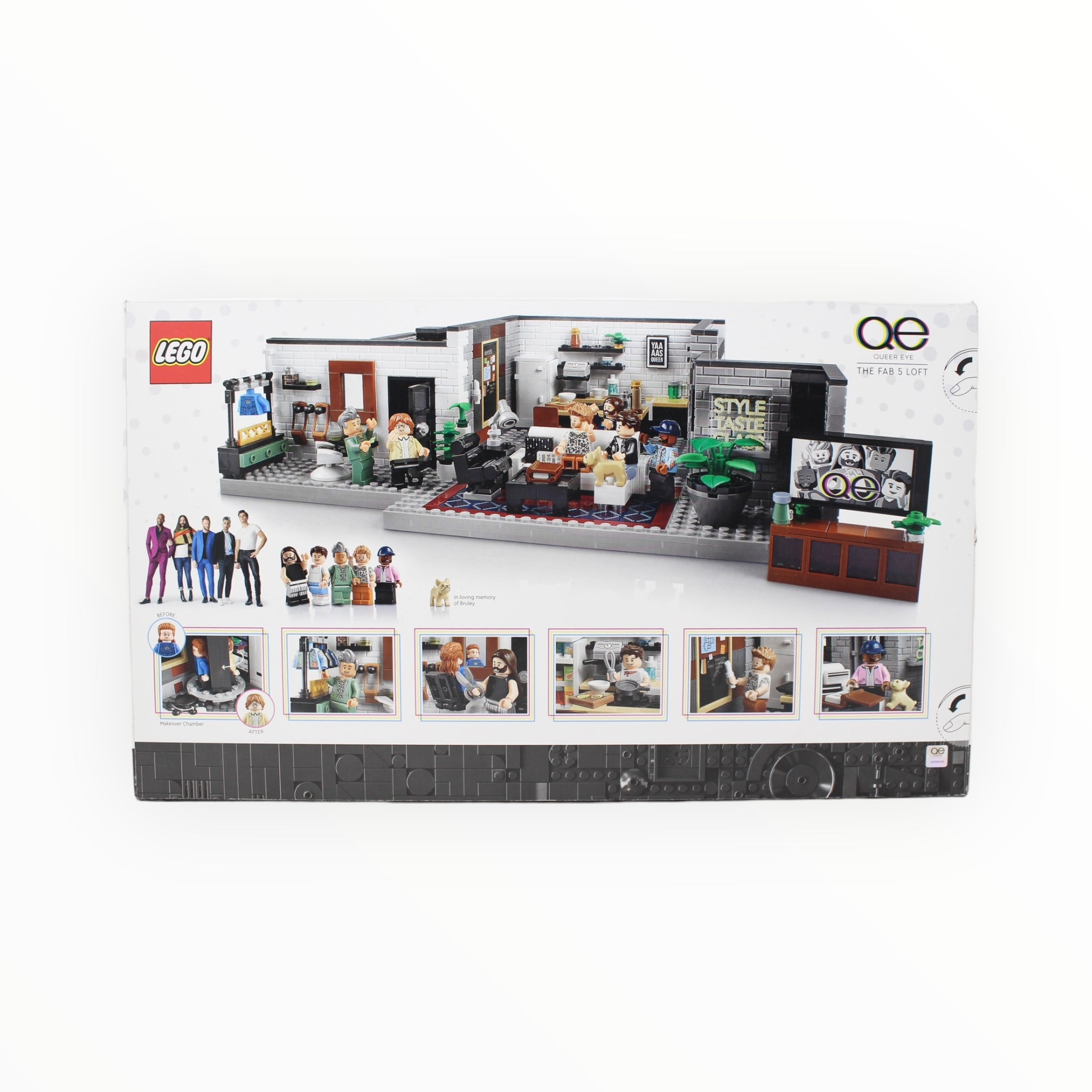 Retired Set 10291 Queer Eye - The Fab 5 Loft (damaged box)