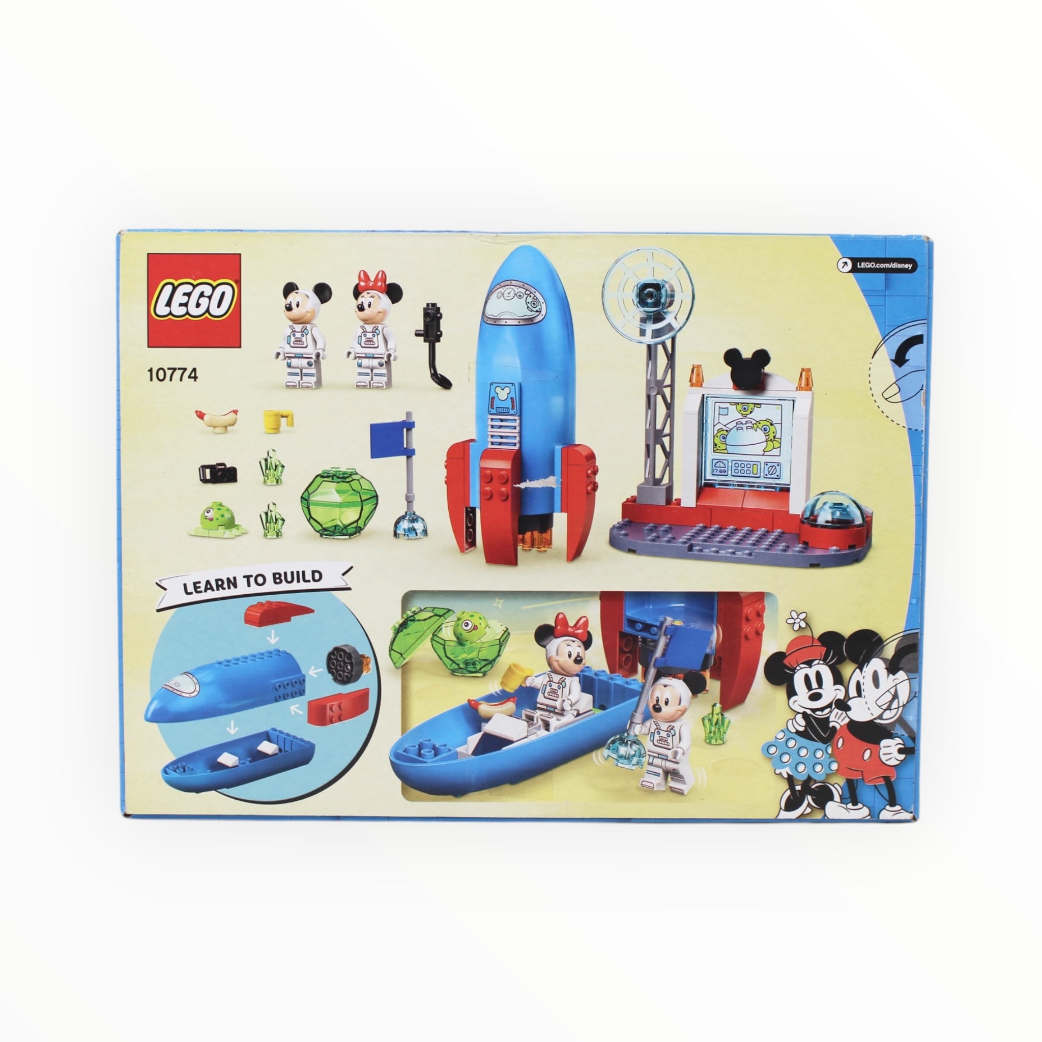 Retired Set 10774 Mickey Mouse & Minnie Mouse’s Space Rocket