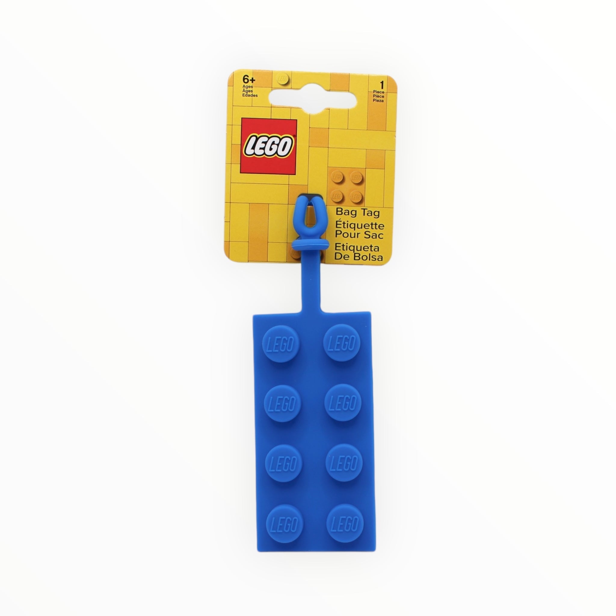 Bag Tag 52001 LEGO Blue 2x4 Brick