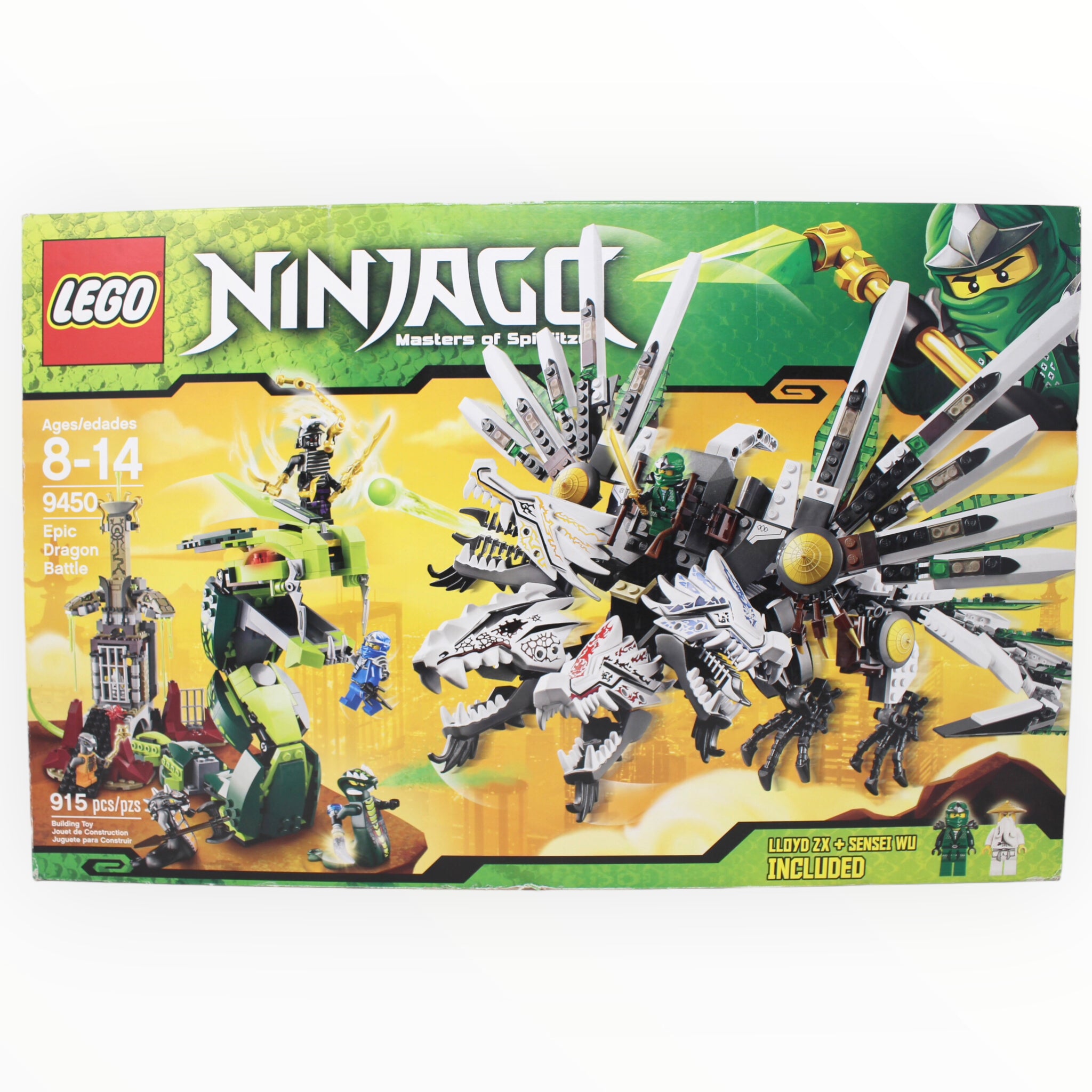 Certified Used Set 9450 Ninjago Epic Dragon Battle