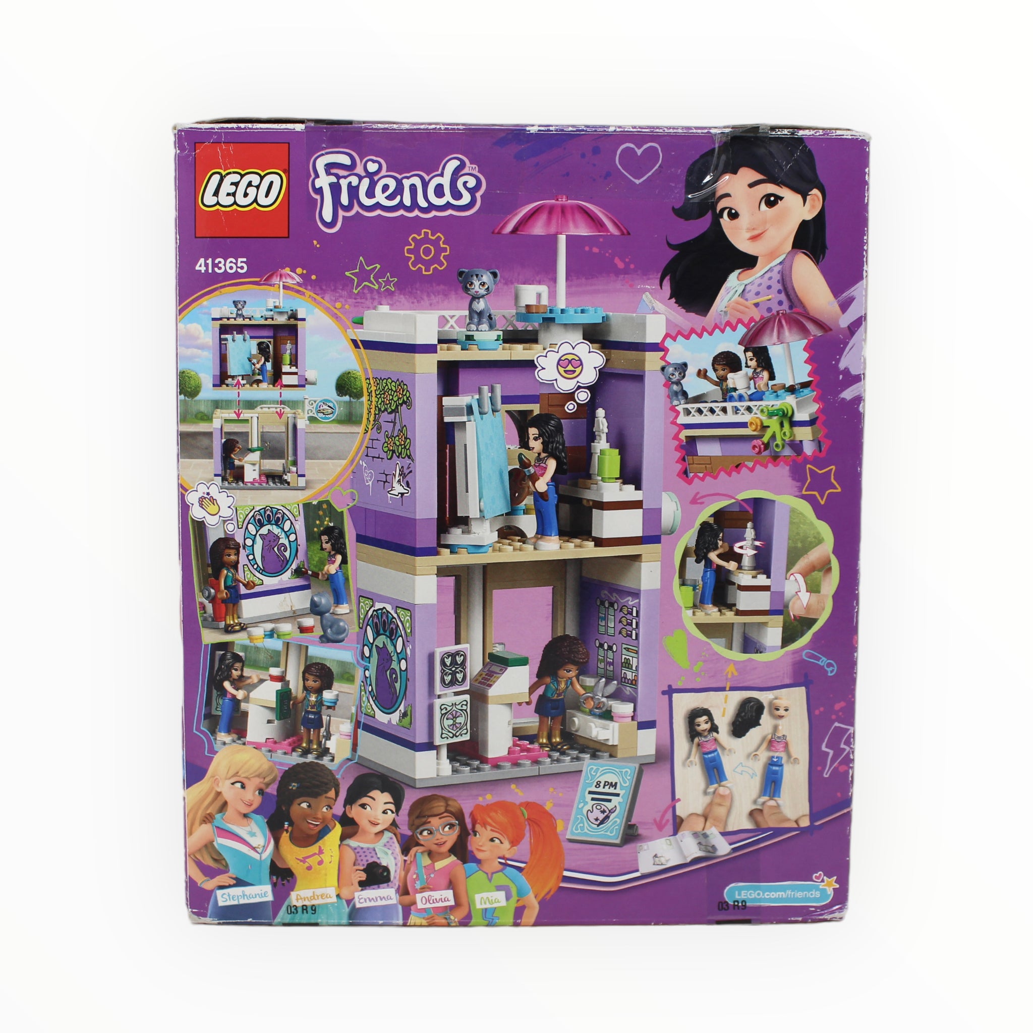 Certified Used Set 41365 Friends Emma’s Art Studio