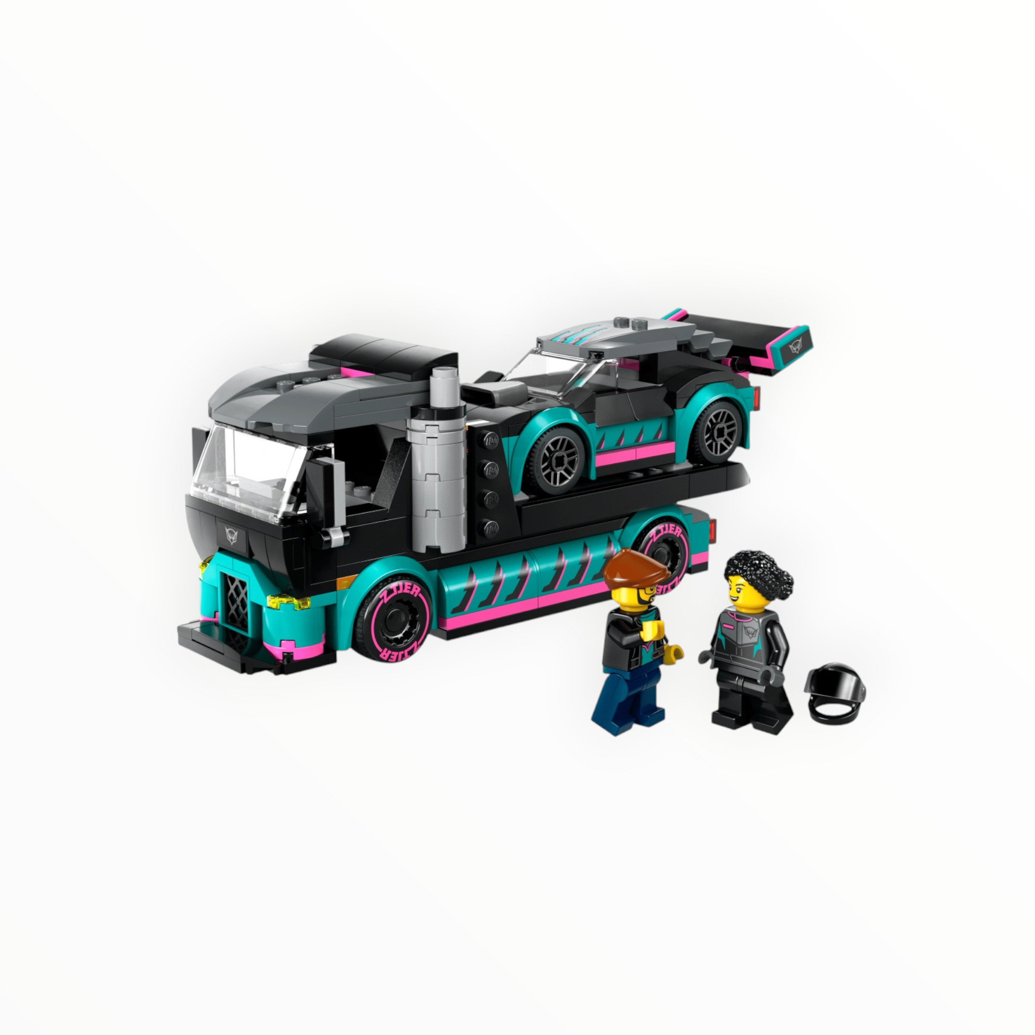 Retired Set 60406 City Race Car and Car Carrier Truck