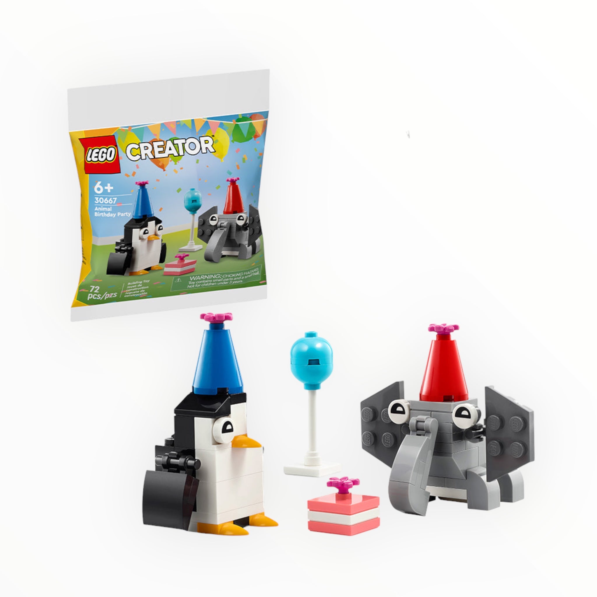 Polybag 30667 Creator Animal Birthday Party