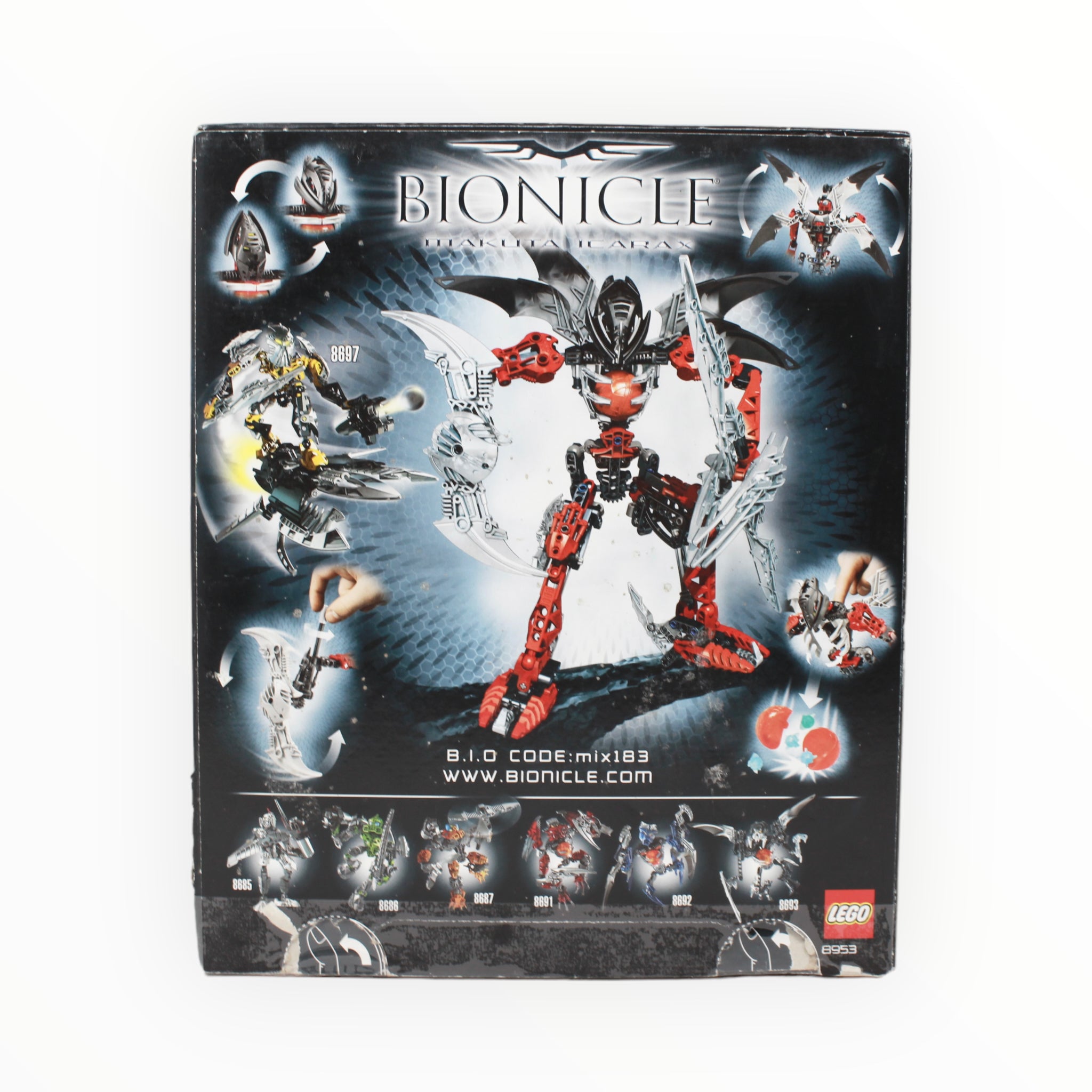 Certified Used Set 8953 Bionicle Makuta Icarax