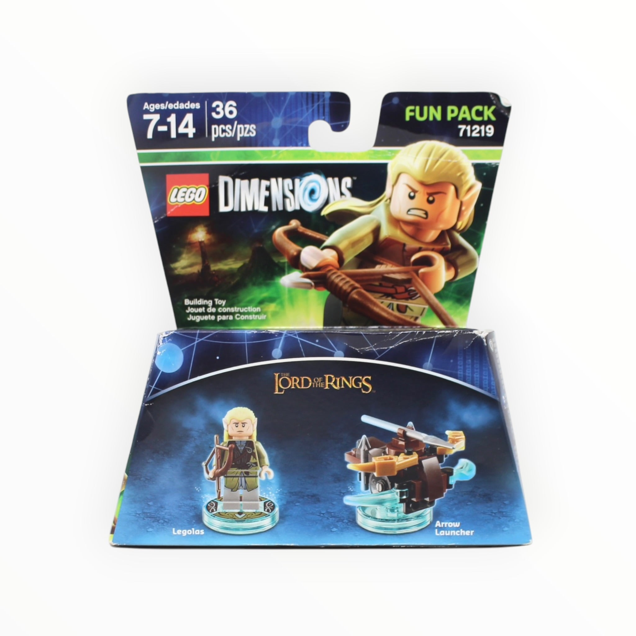 Retired Set 71219 Dimensions Fun Pack - The Lord of the Rings Legolas and Arrow Launcher (slight box damage)