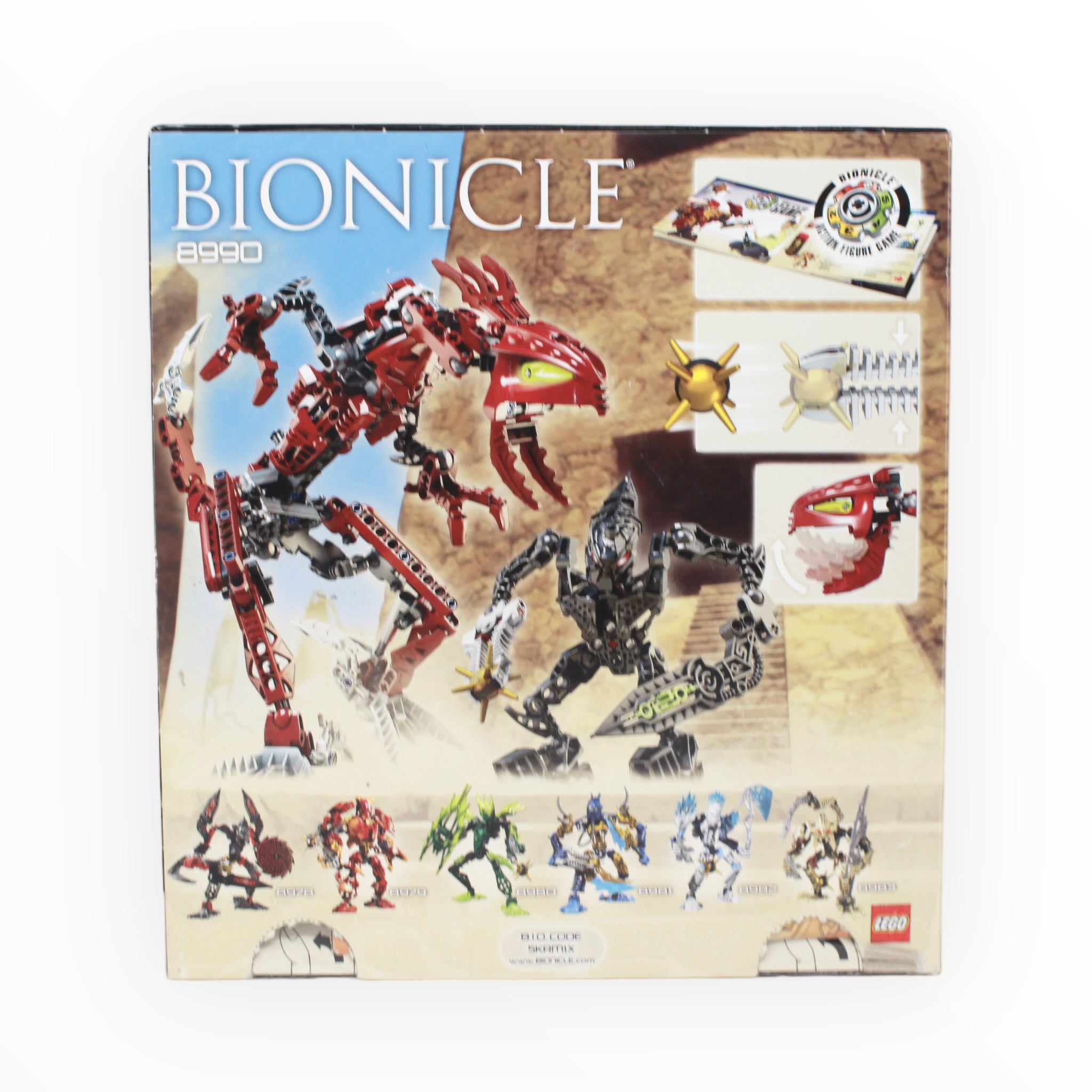 Certified Used Set 8990 Bionicle Fero & Skirmix