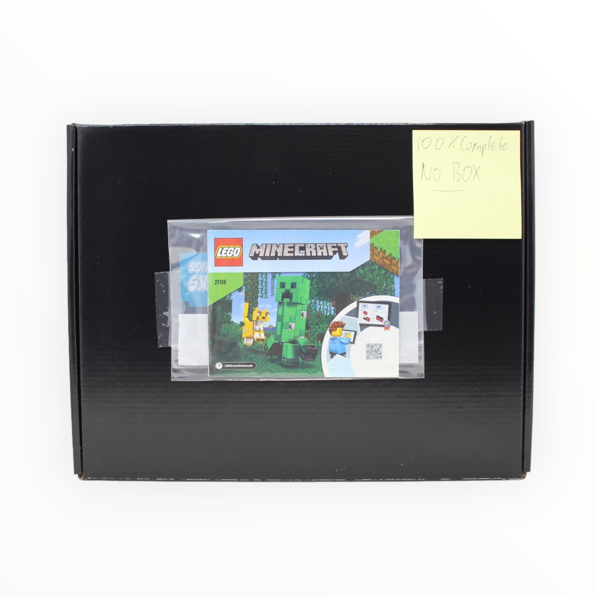 Certified Used Set 21156 Minecraft BigFig Creeper and Ocelot (no box)