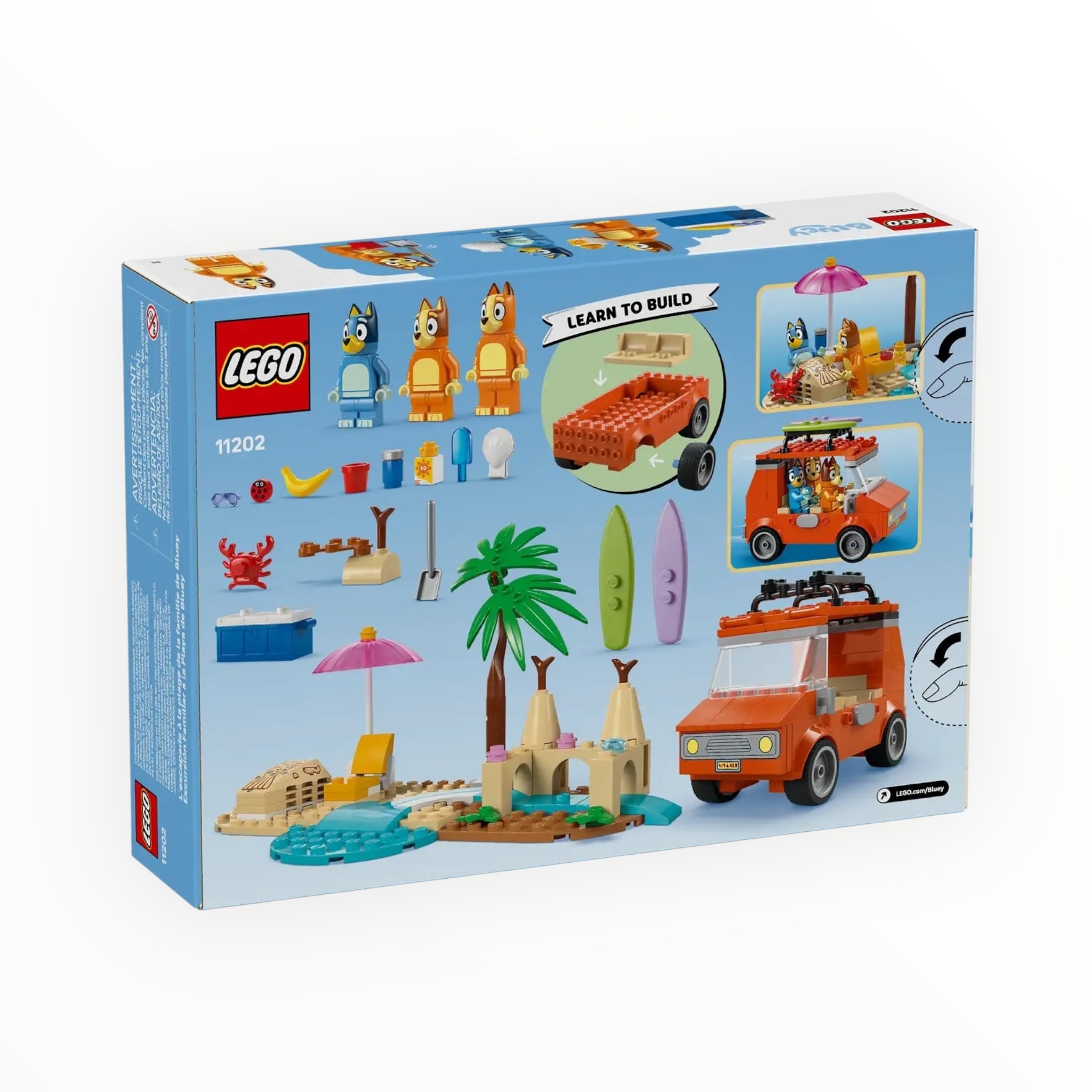 11202 LEGO Bluey’s Beach & Family Car Trip