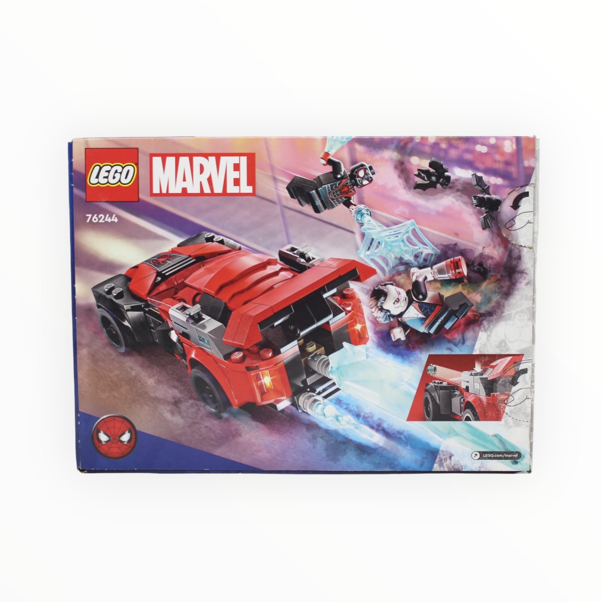 Certified Used Set 76244 Spider-Man Miles Morales vs. Morbius