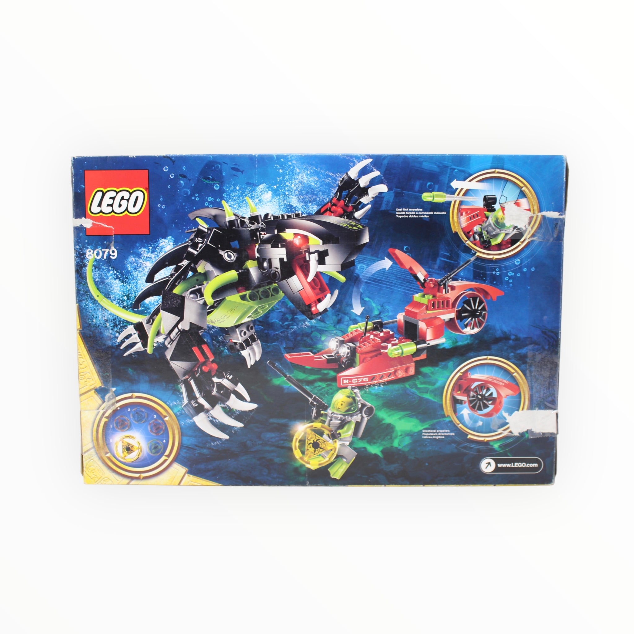 Certified Used Set 8079 Atlantis Shadow Snapper