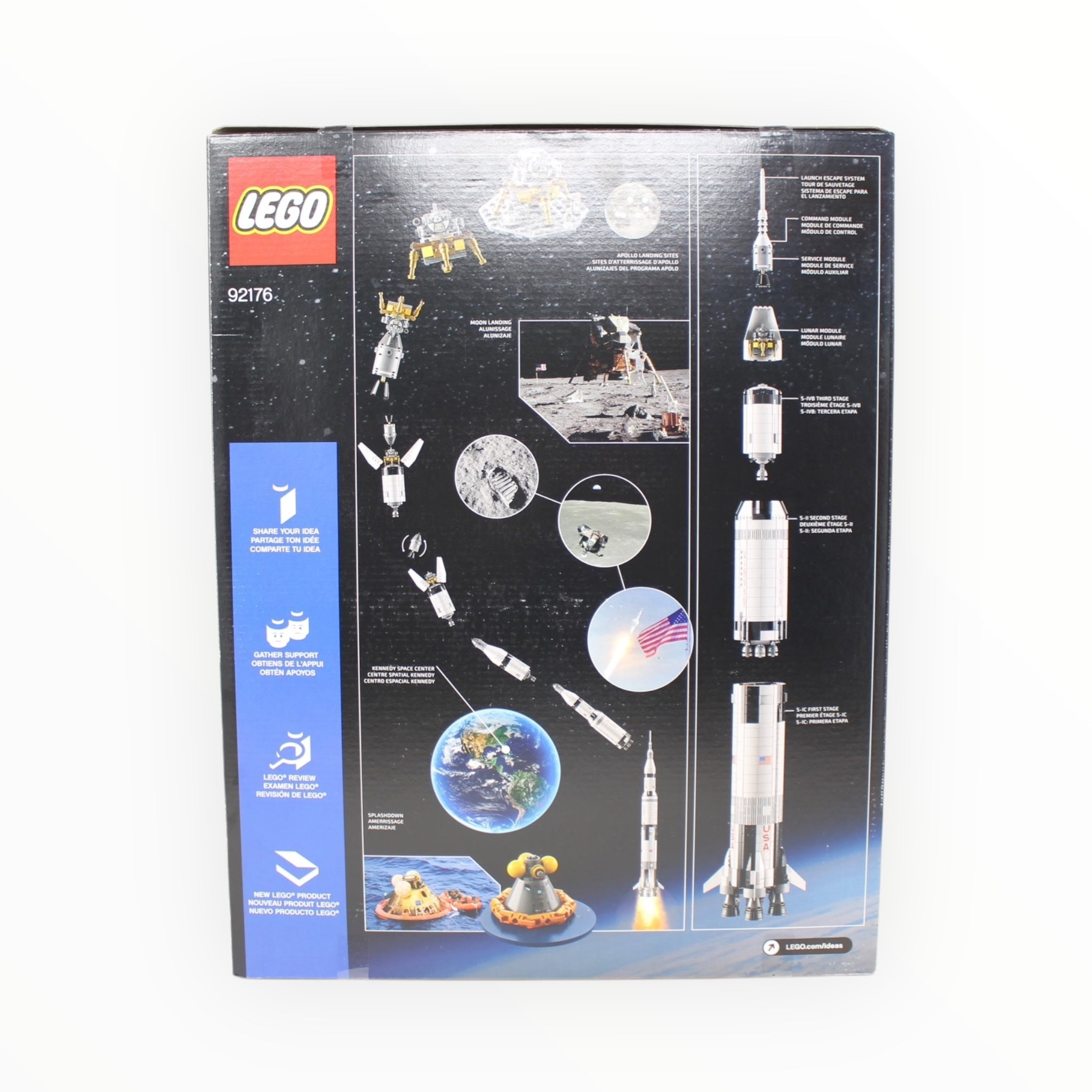 Retired Set 92176 LEGO Ideas NASA Apollo Saturn V (damaged box)
