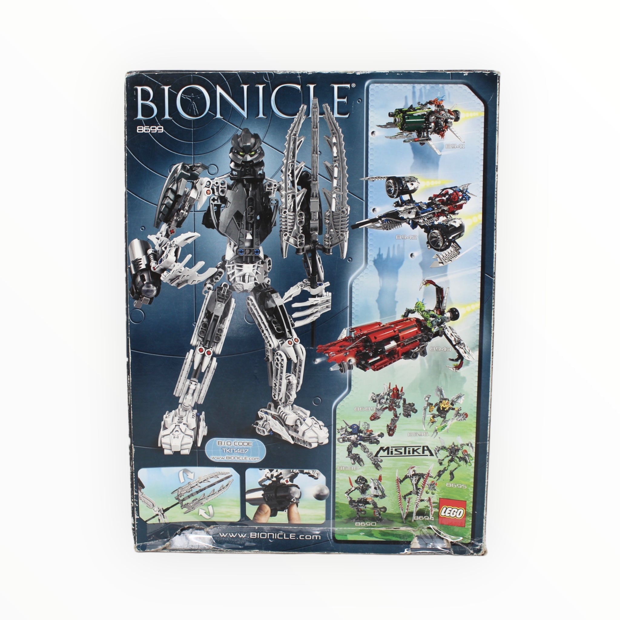 Certified Used Set 8699 Bionicle Takanuva
