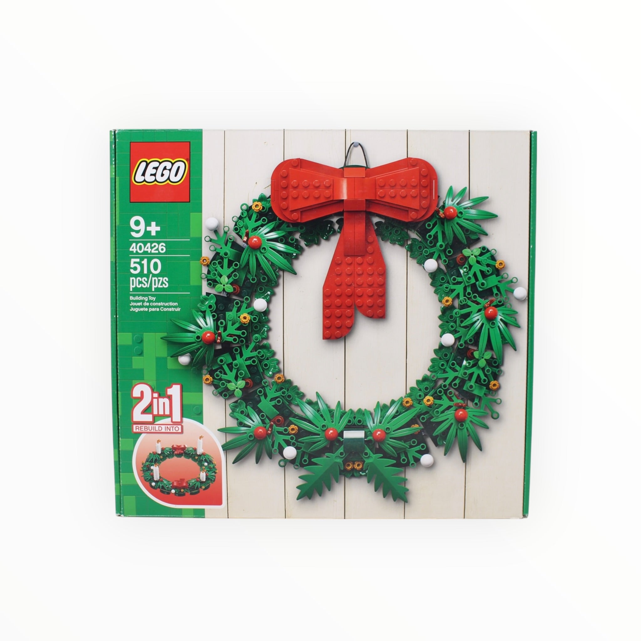 Certified Used Set 40426 LEGO Christmas Wreath 2-in-1