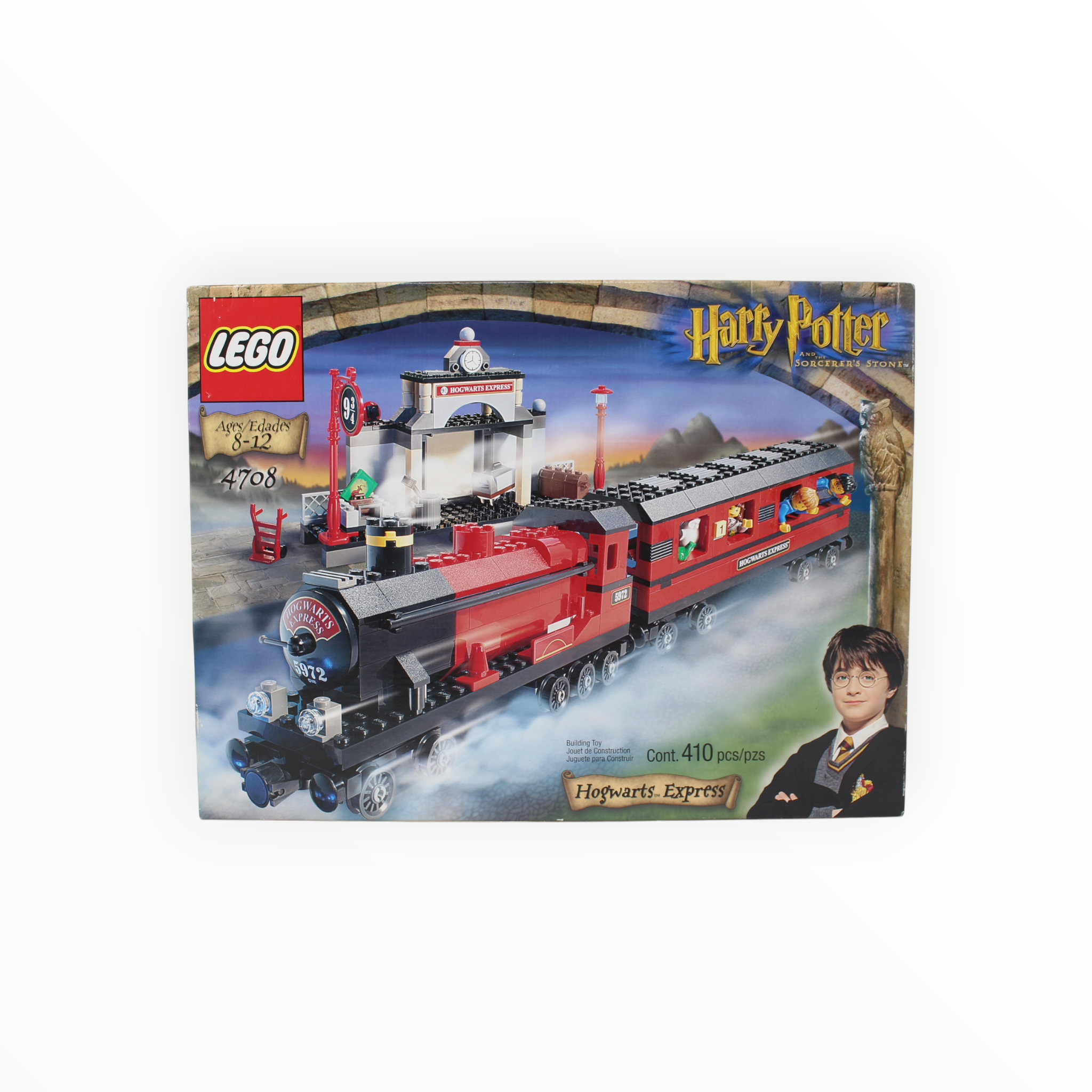 Retired Set 4708 Harry Potter Hogwarts Express (2001, damaged seal)