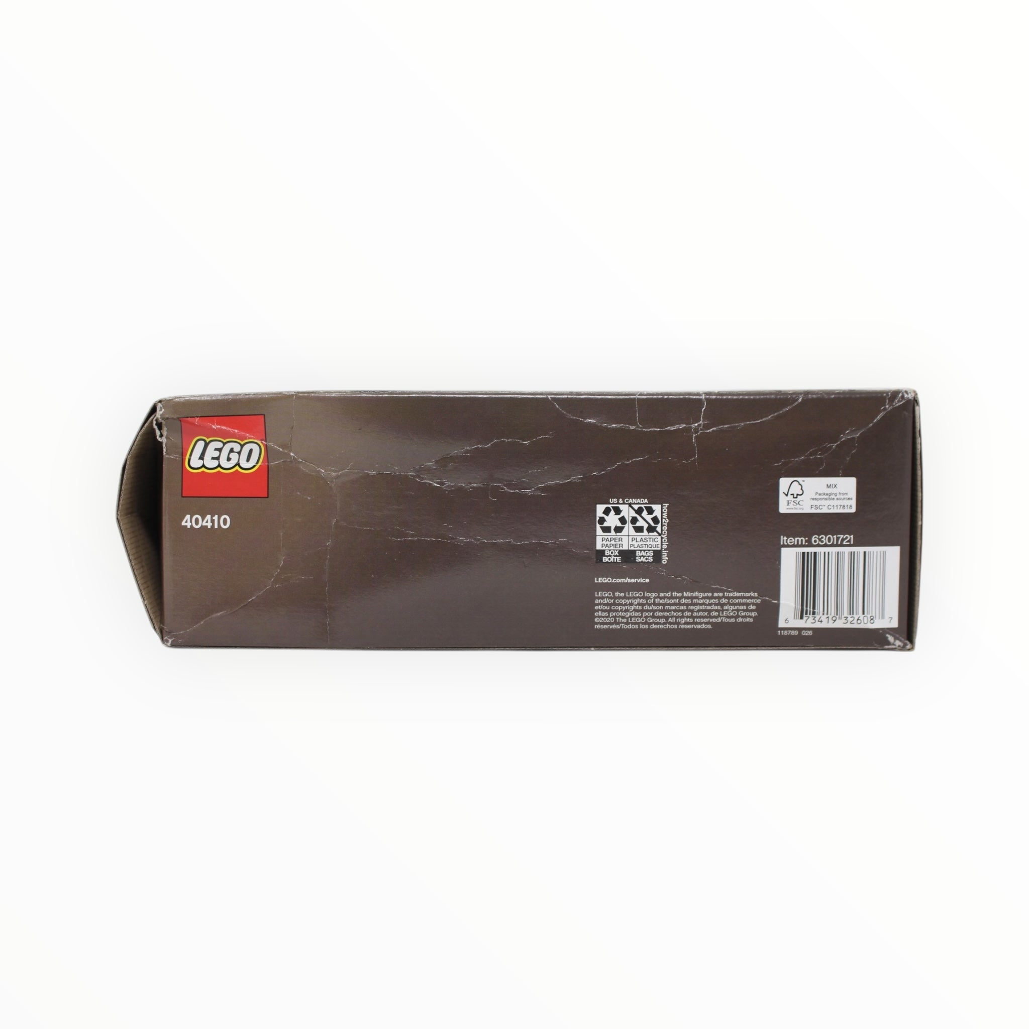 Retired Set 40410 LEGO Charles Dickens Tribute (damaged box)