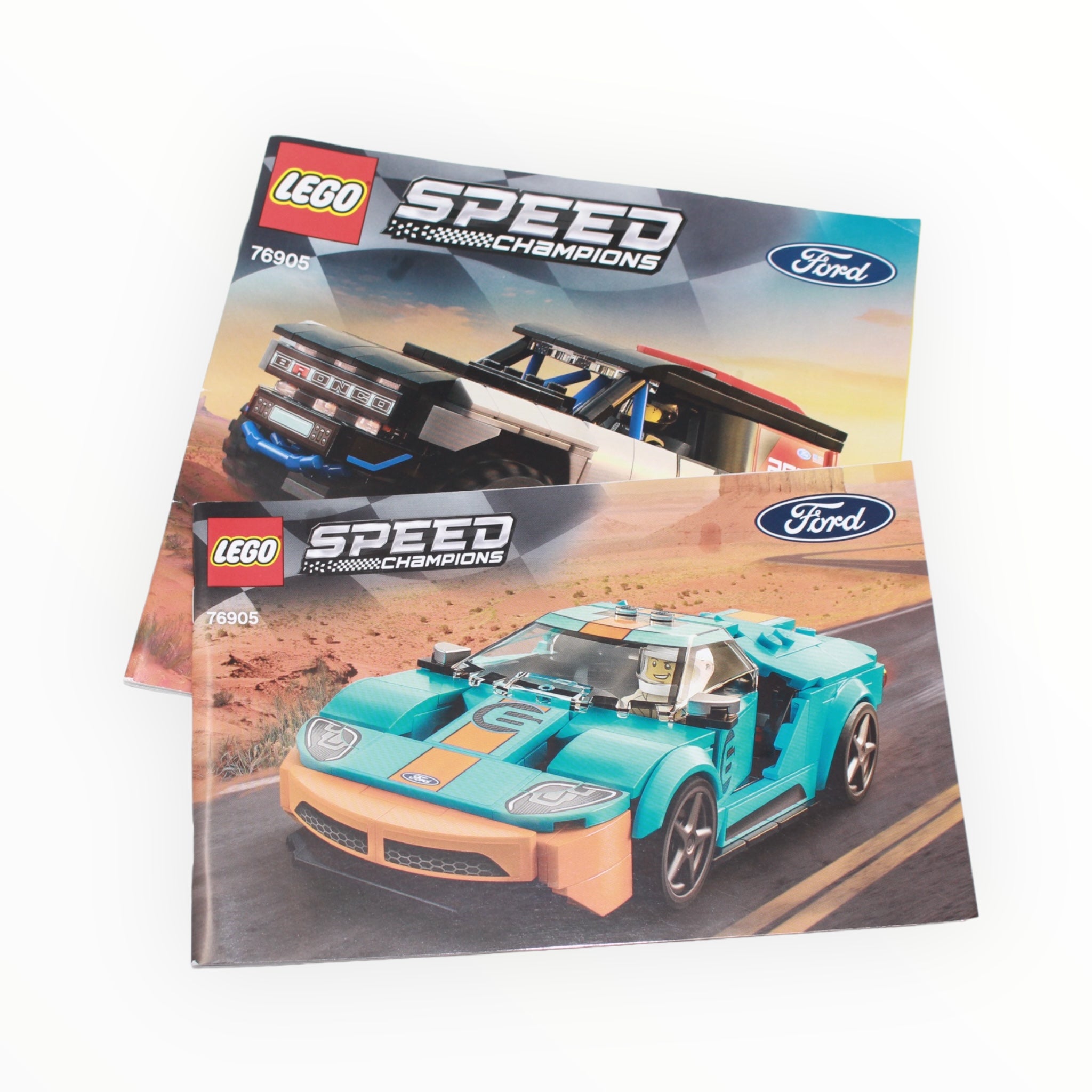 Used Set 76905 Speed Champions Ford GT Heritage Edition & Bronco R