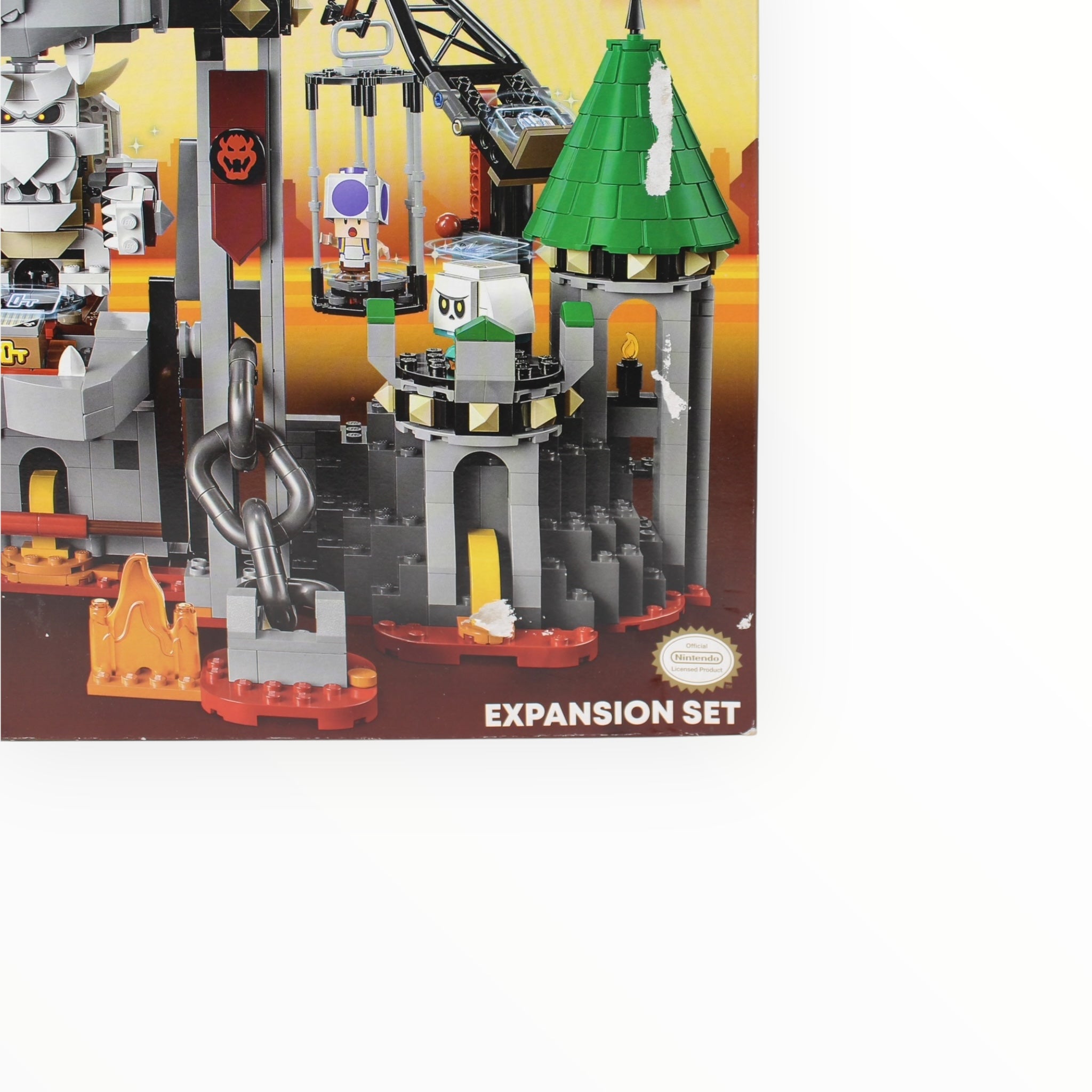 Retired Set 71423 Super Mario Dry Bowser Castle Battle (slight box damage)