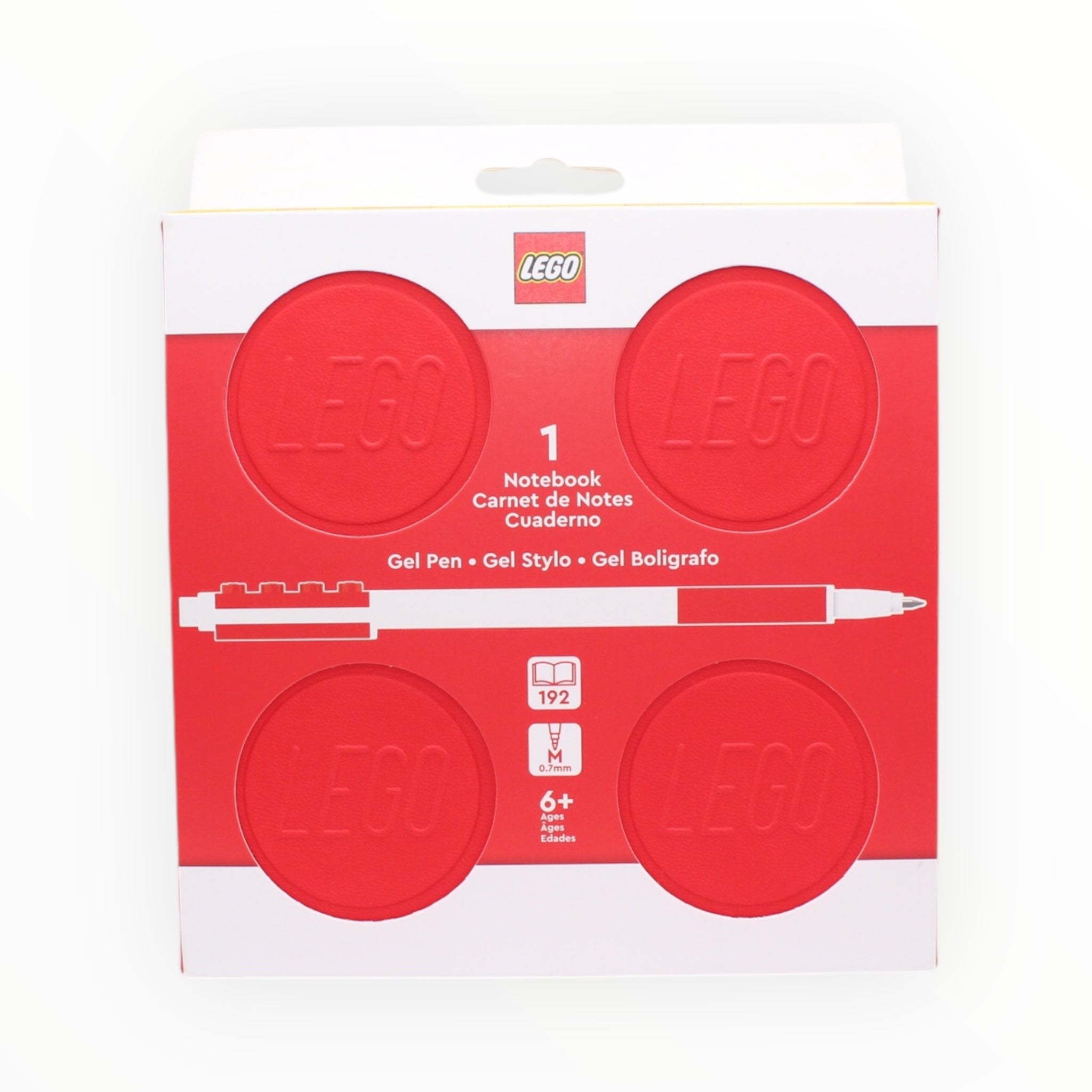 LEGO Red Locking Notebook with Pen