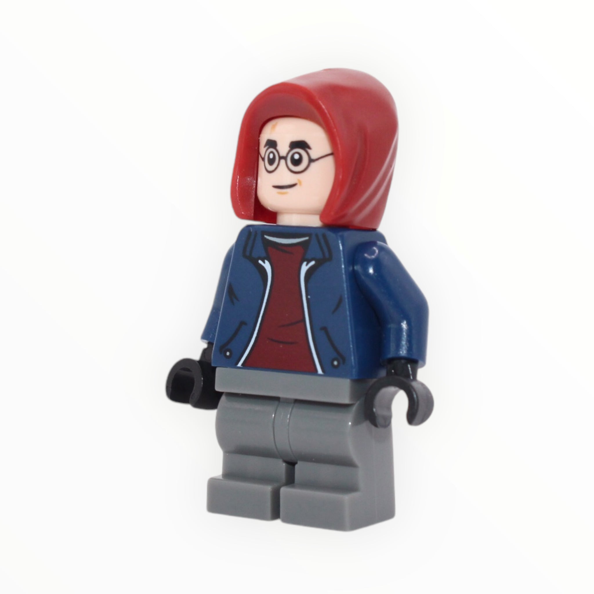 Harry Potter (dark blue jacket, medium dark bluish gray legs, 2023)