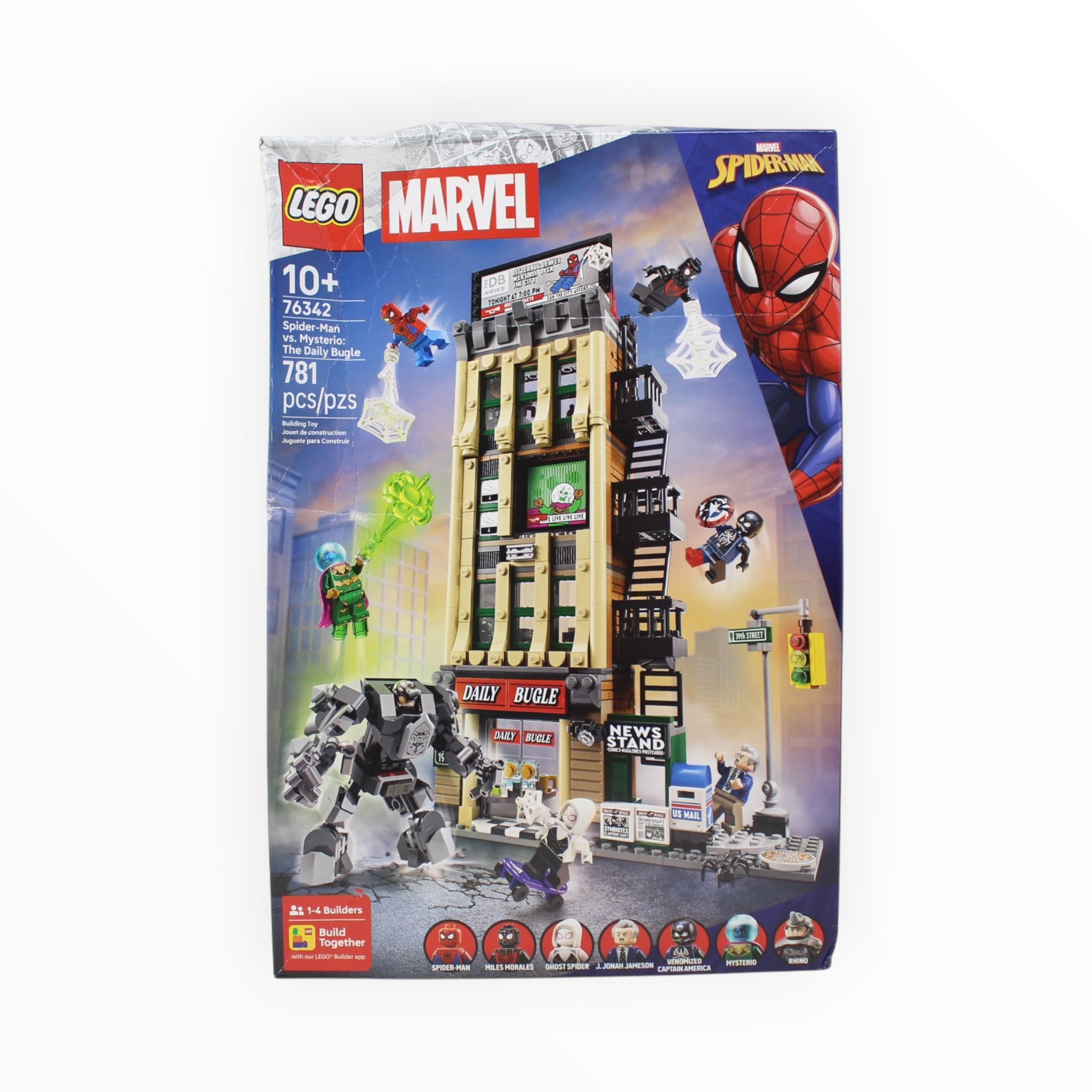76342 Marvel Spider-Man vs. Mysterio: The Daily Bugle (damaged box)
