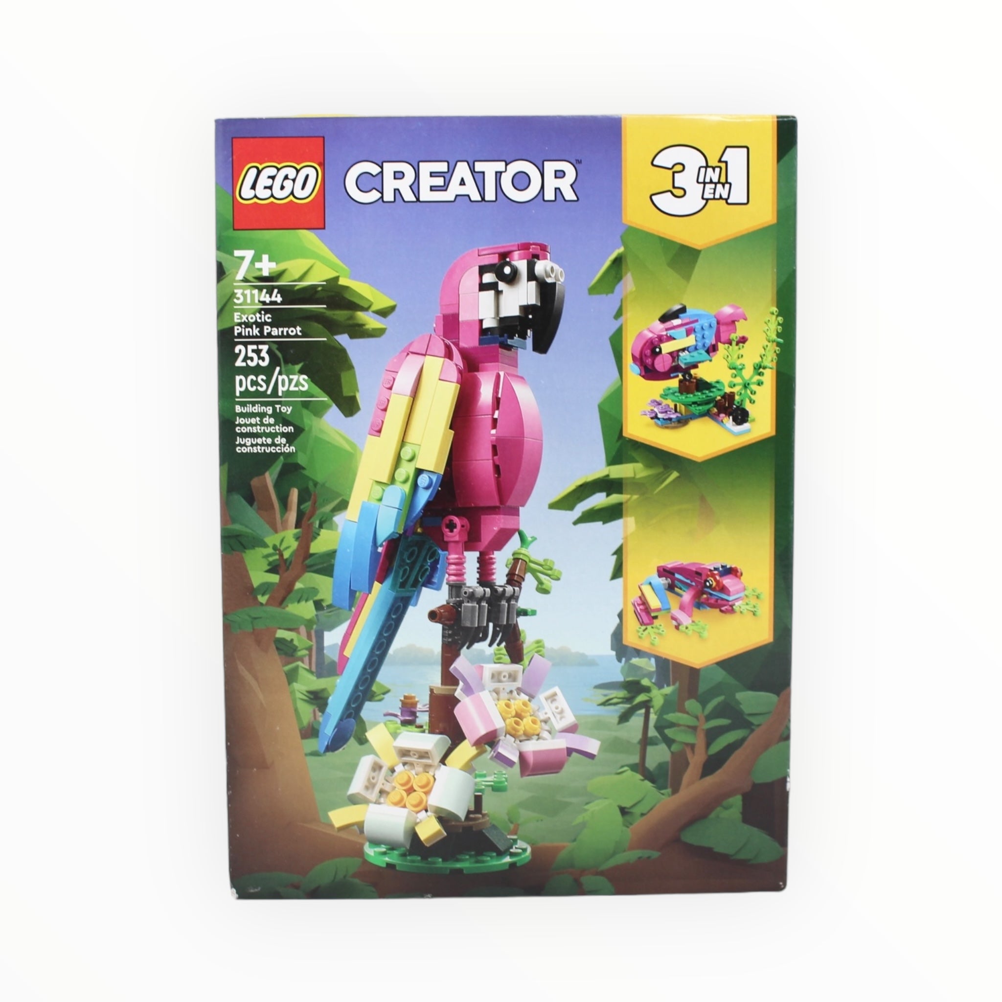Certified Used Set 31144 Creator Exotic Pink Parrot