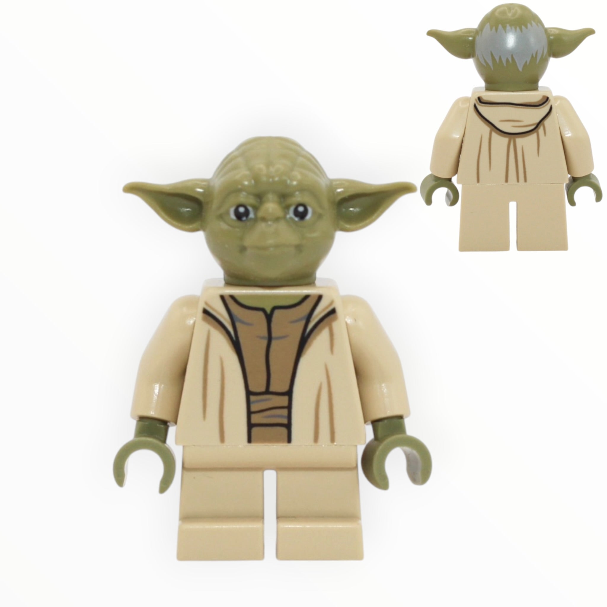 Yoda (olive green, open robe with small creases, 2023)