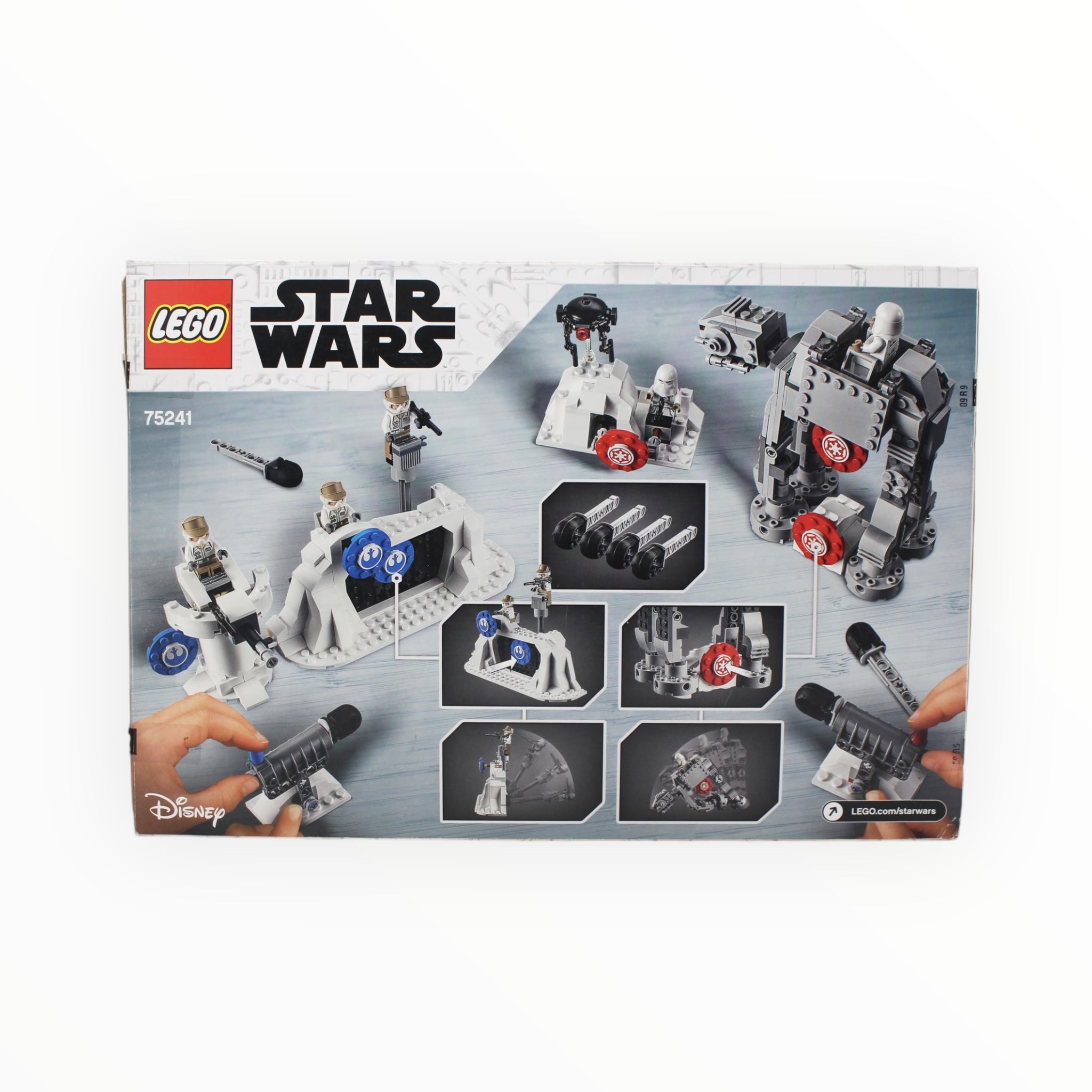 Certified Used Set 75241 Star Wars Action Battle Echo Base Defense (most bags sealed)