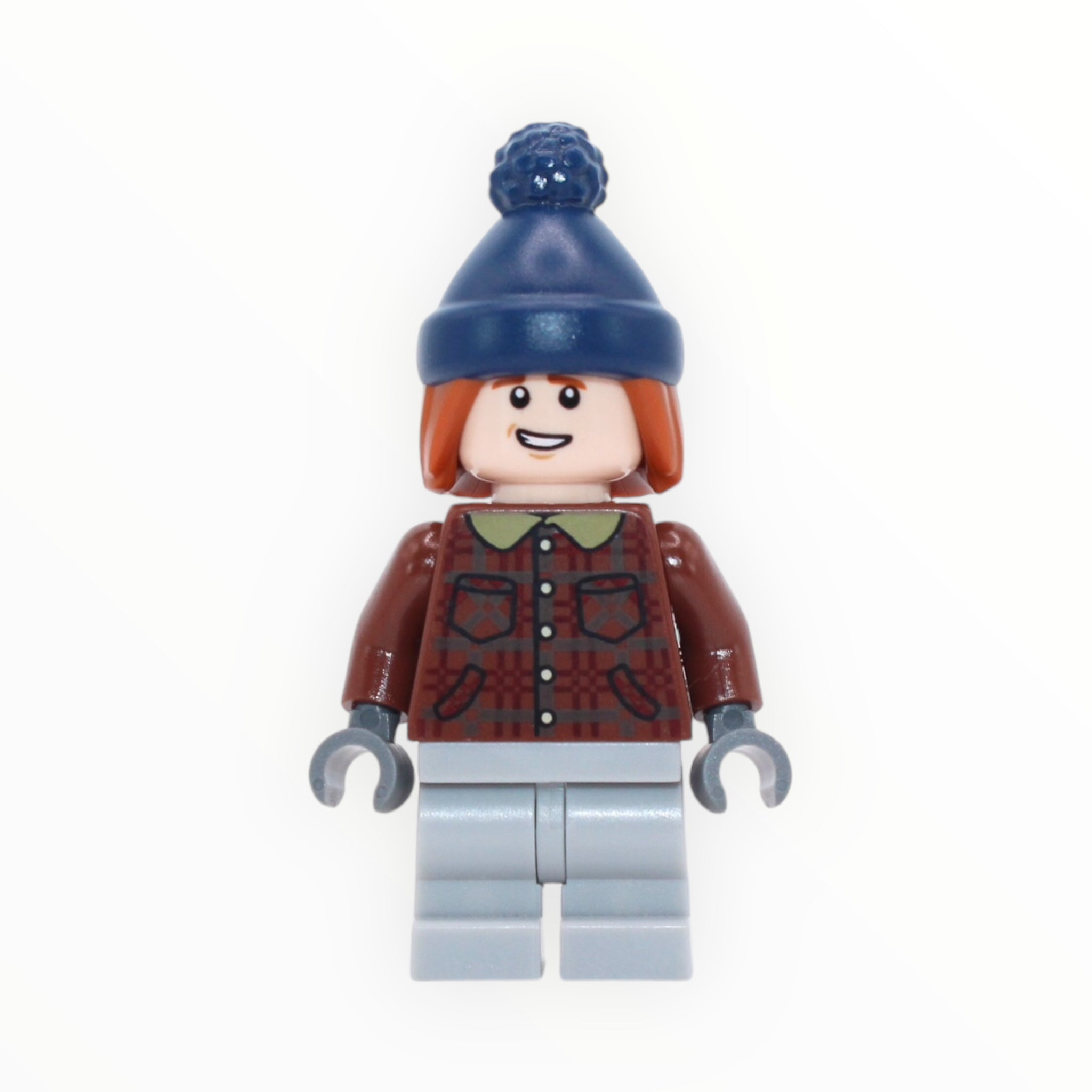 Ron Weasley (reddish brown plaid jacket, medium light bluish gray legs, cap, 2023)