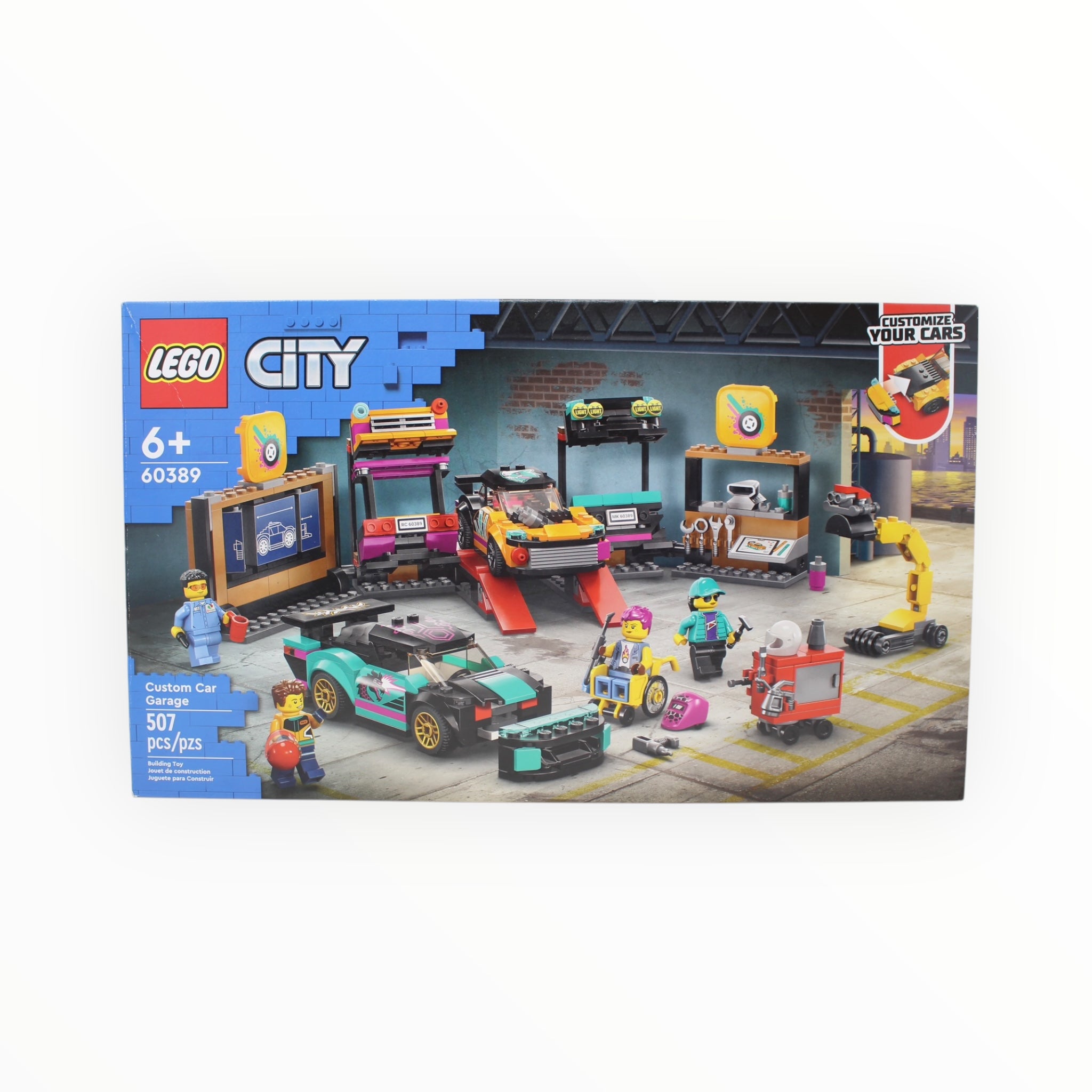 Certified Used Set 60389 City Custom Car Garage