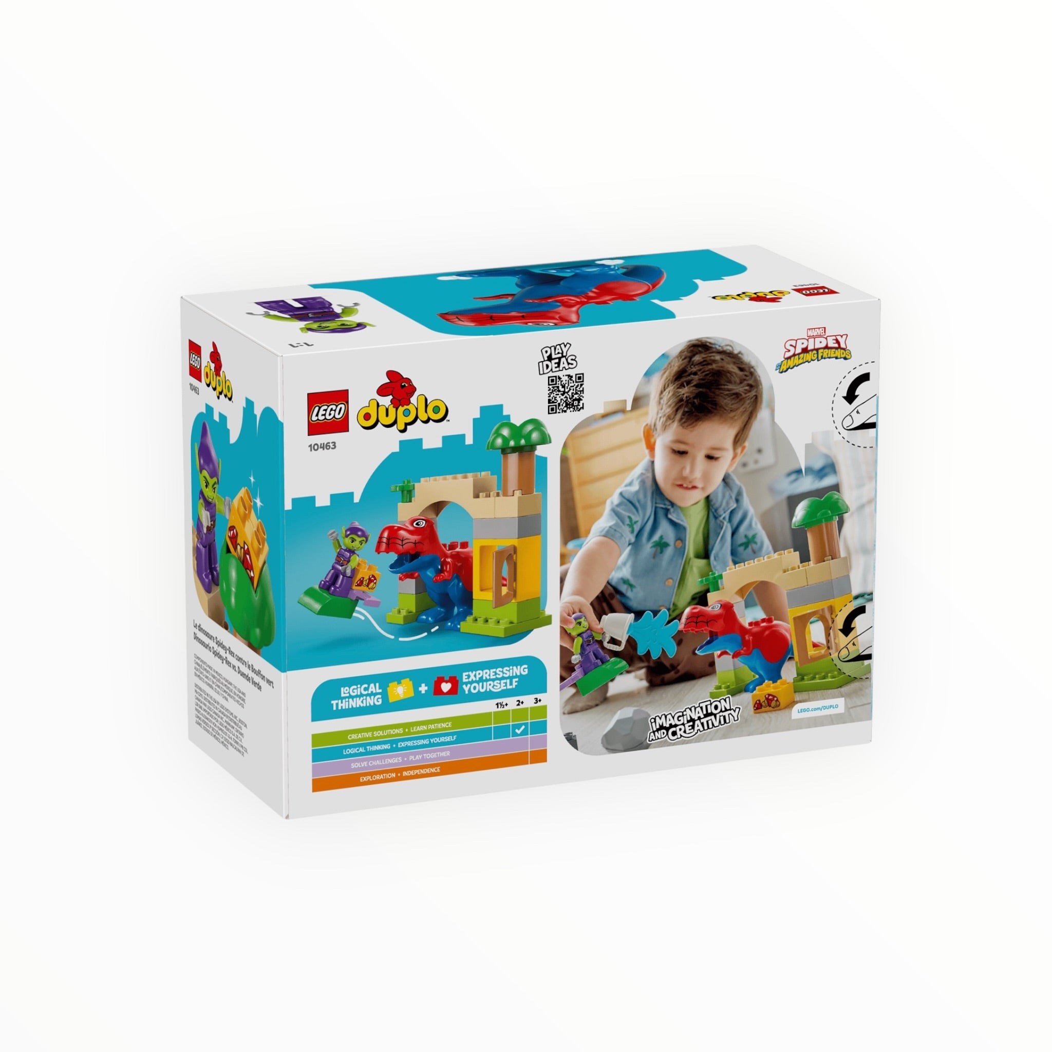 10463 DUPLO Spidey and his Amazing Friends Dinosaur Spidey-Rex vs. Green Goblin