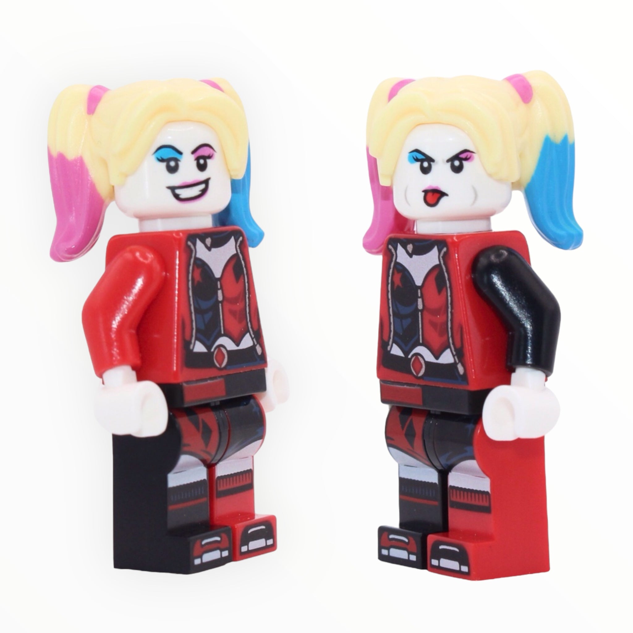 Harley Quinn (bright light yellow hair, open jacket, 2020)