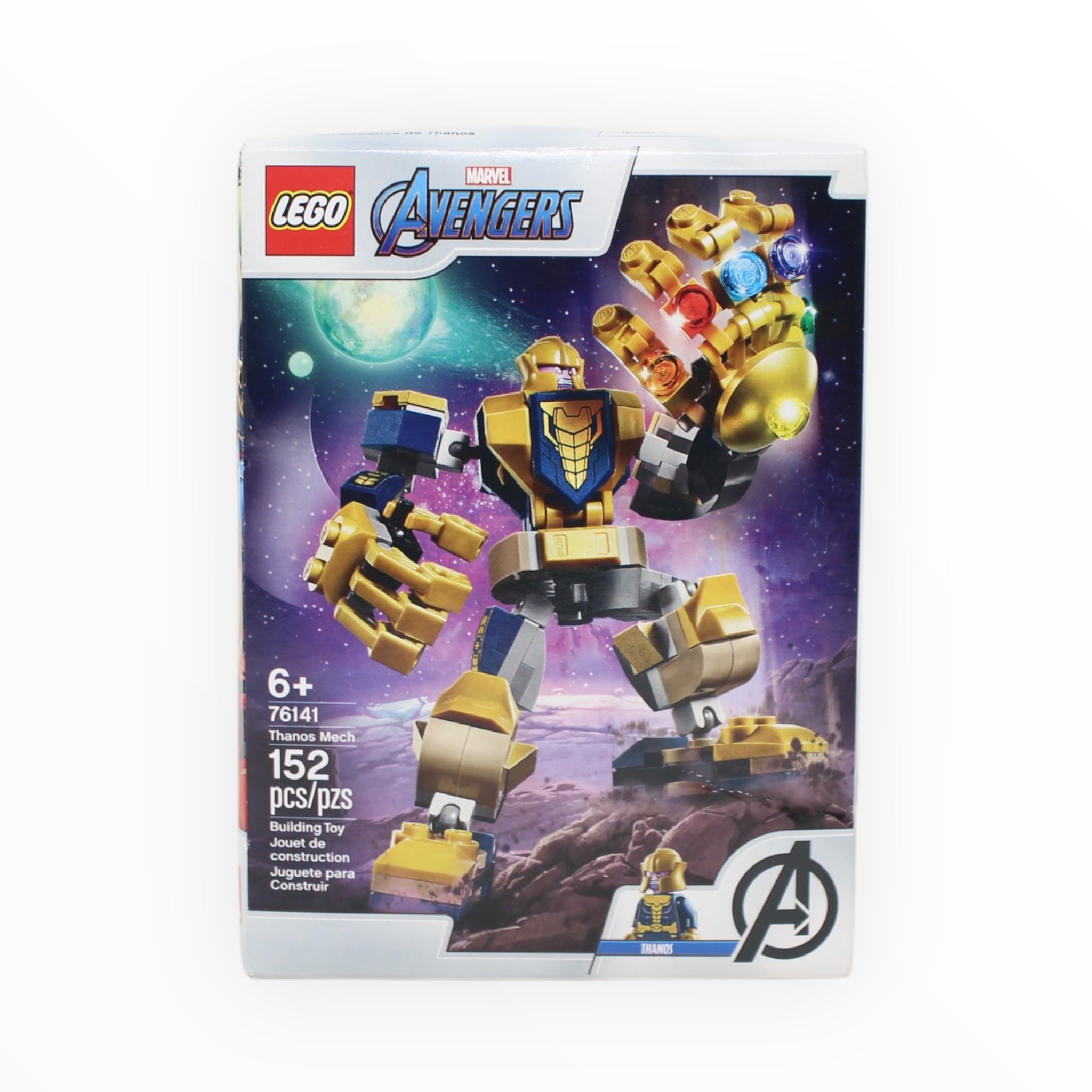Retired Set 76141 Marvel Thanos Mech (damaged box)