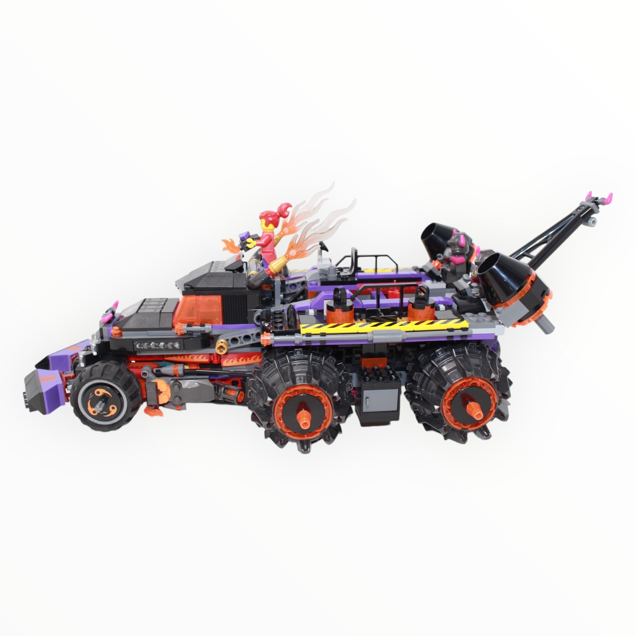 Used Set 80011 Monkie Kid Red Son’s Inferno Truck