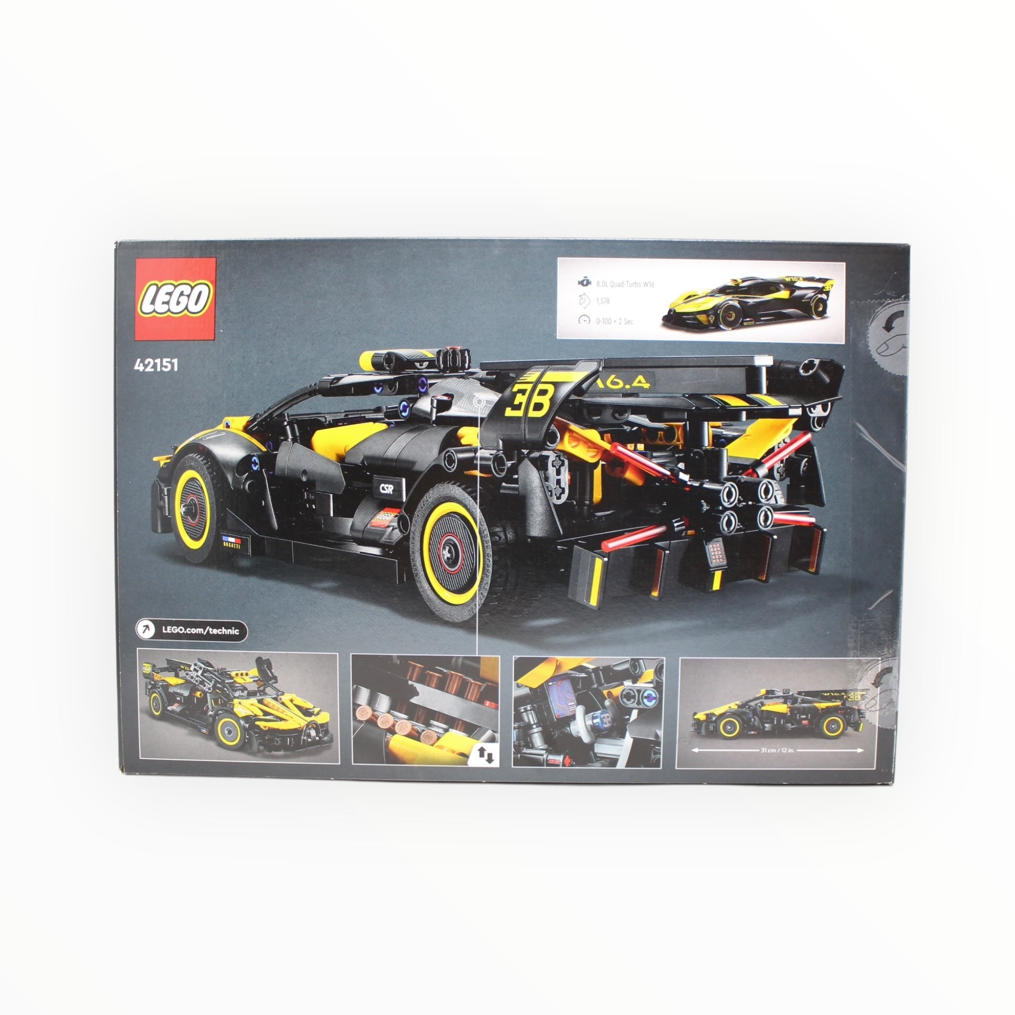 Certified Used Set 42151 Technic Bugatti Bolide
