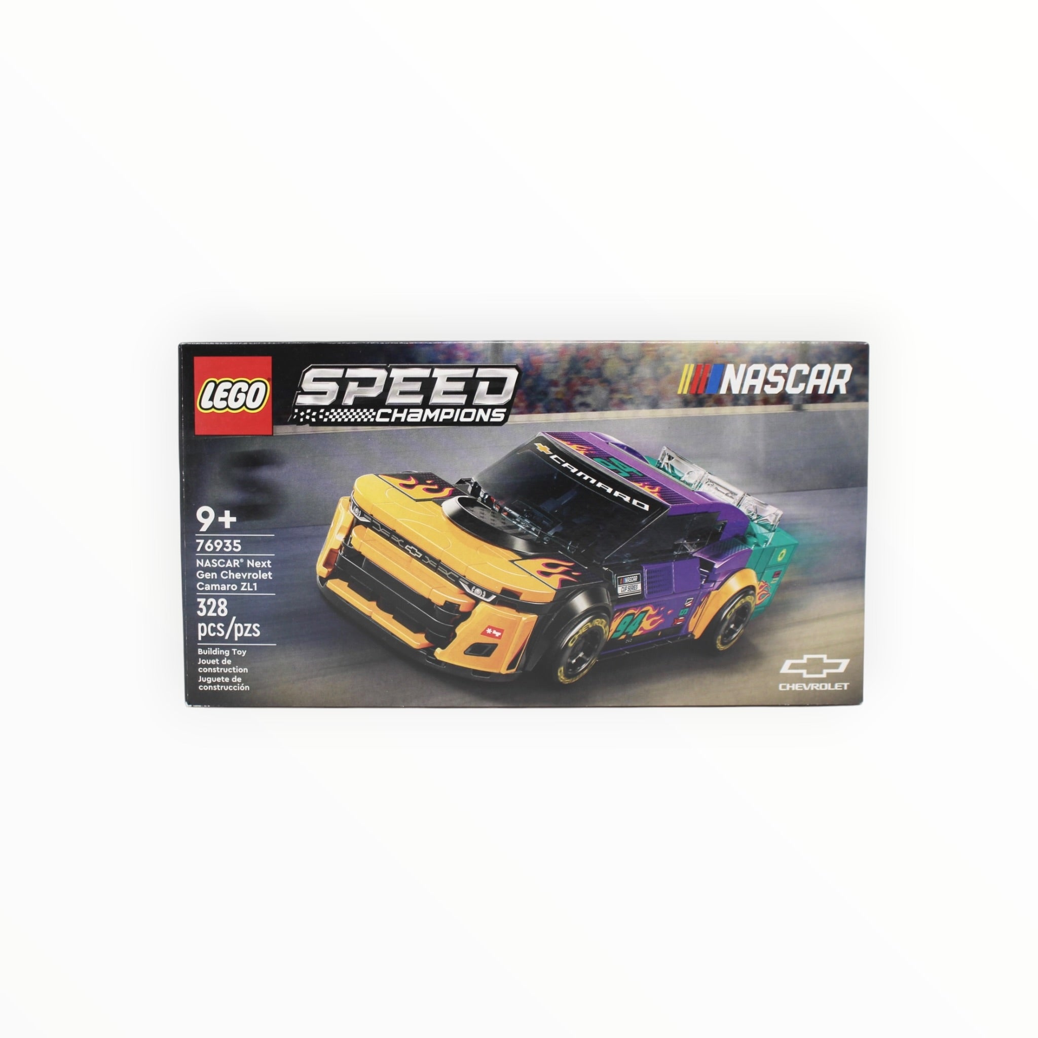 Retired Set 76935 Speed Champions NASCAR Next Gen Chevrolet Camaro ZL1