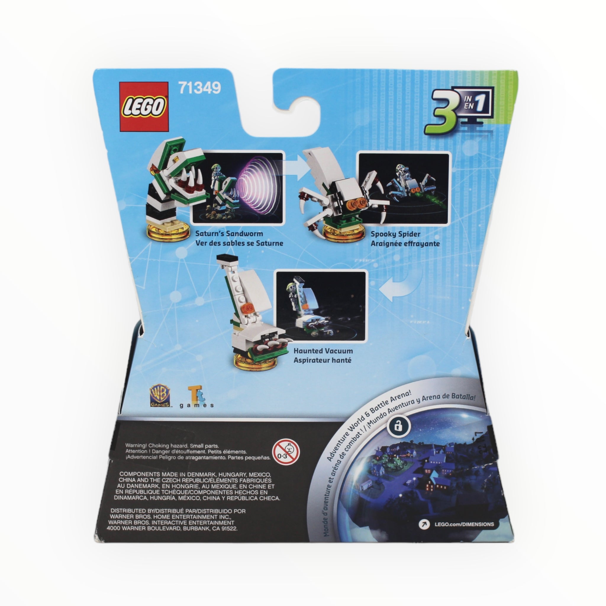 Retired Set 71349 Dimensions Fun Pack - Beetlejuice and Saturn’s Sandworm