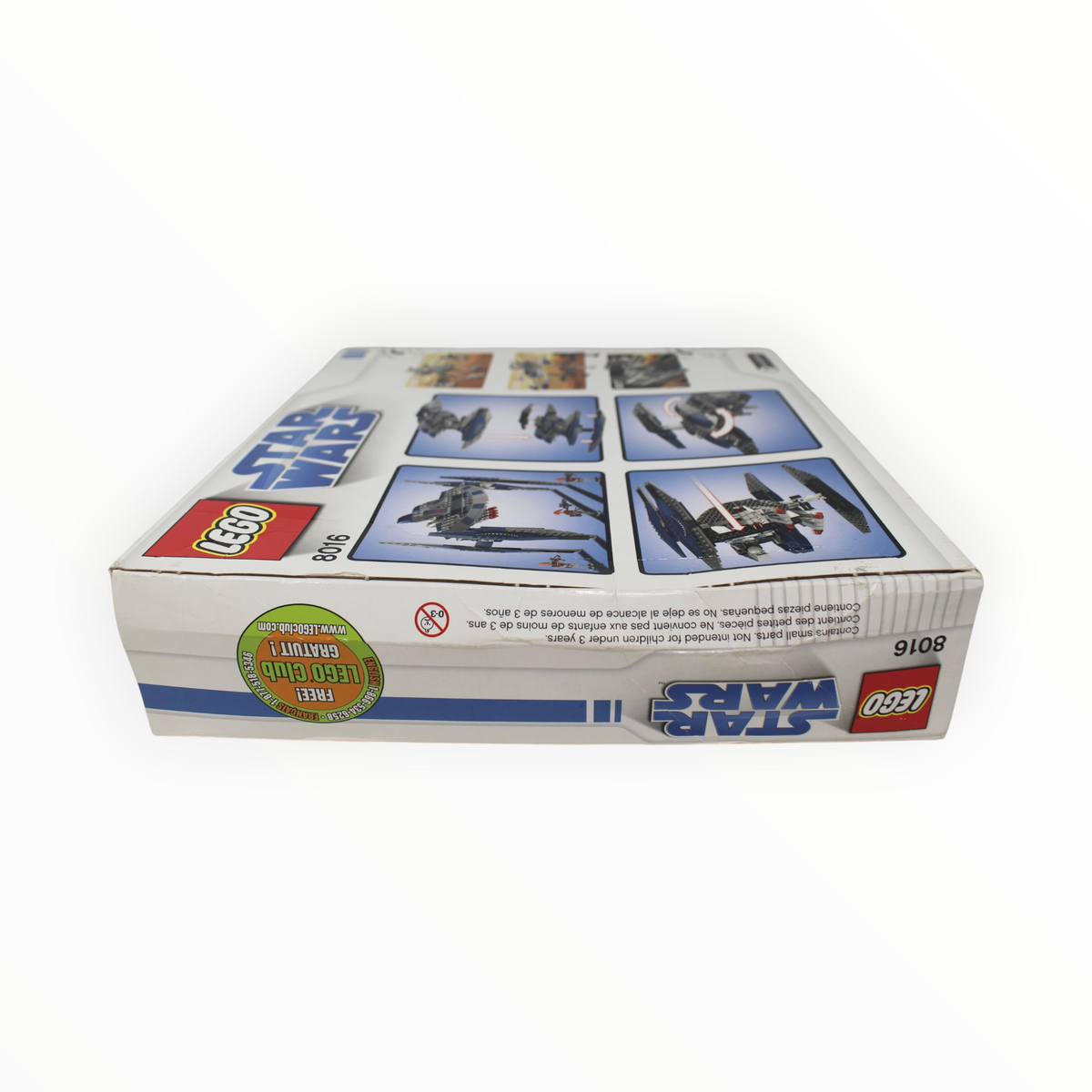 Retired Set 8016 Star Wars Hyena Droid Bomber (damaged box)