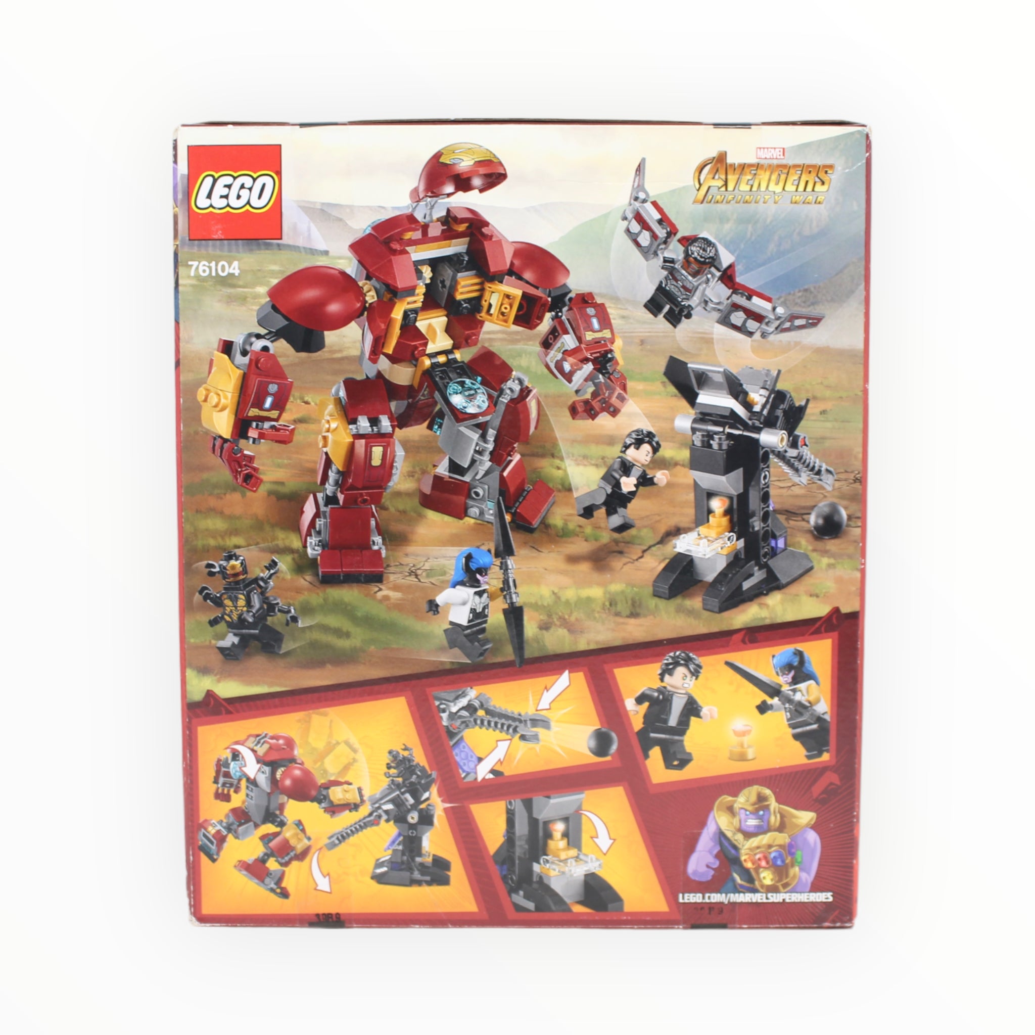 Retired Set 76104 Marvel Super Heroes The Hulkbuster Smash-Up