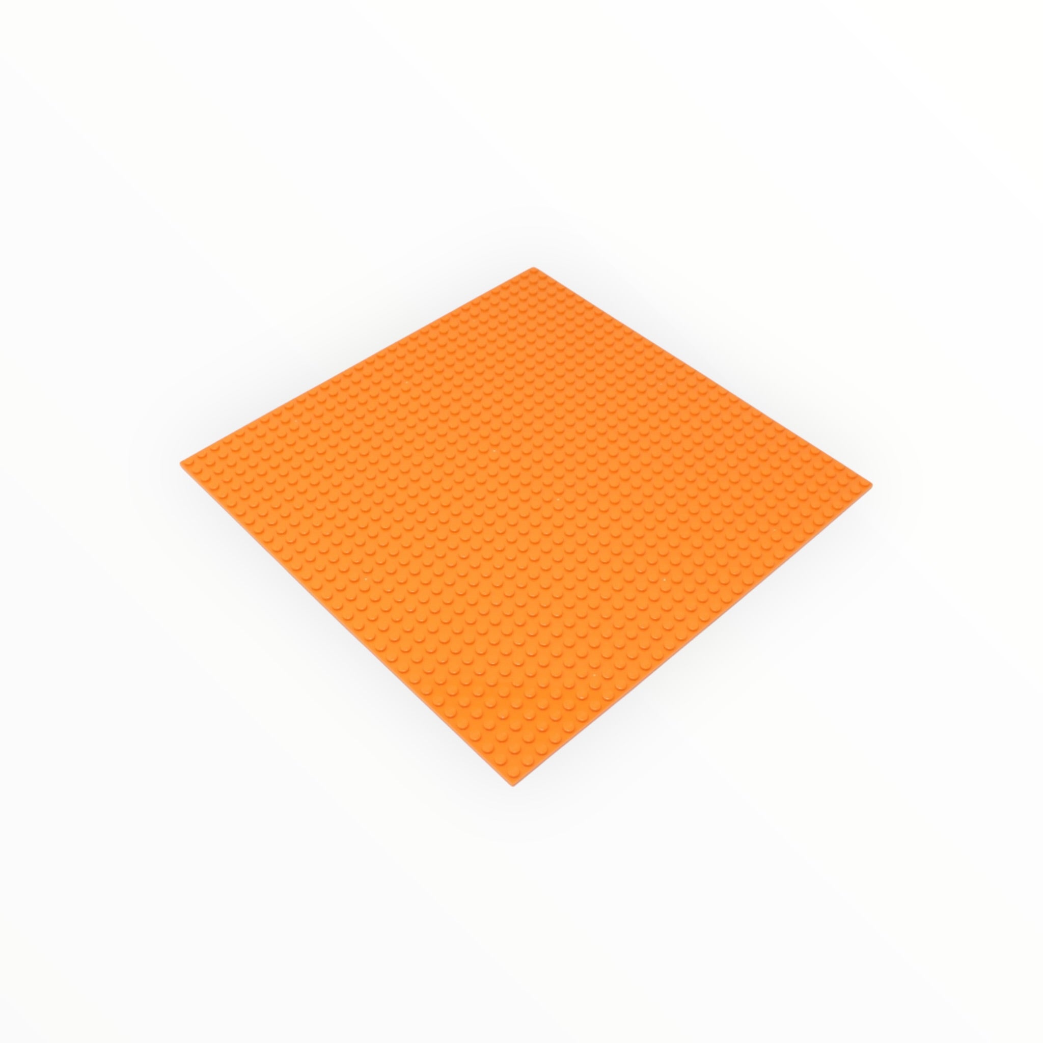 Orange LEGO® Compatible Baseplates 10x10