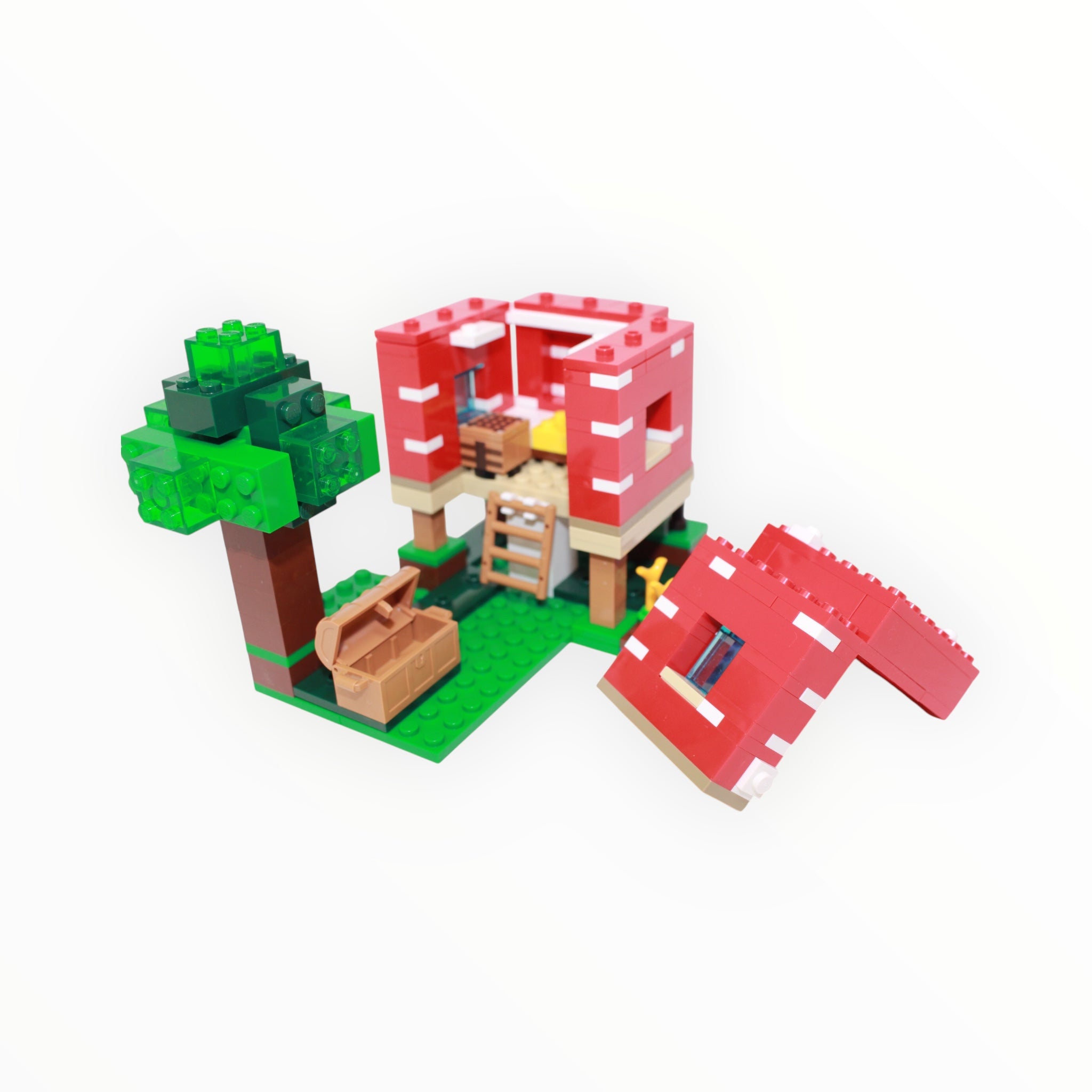 Used Set 21179 Minecraft The Mushroom House