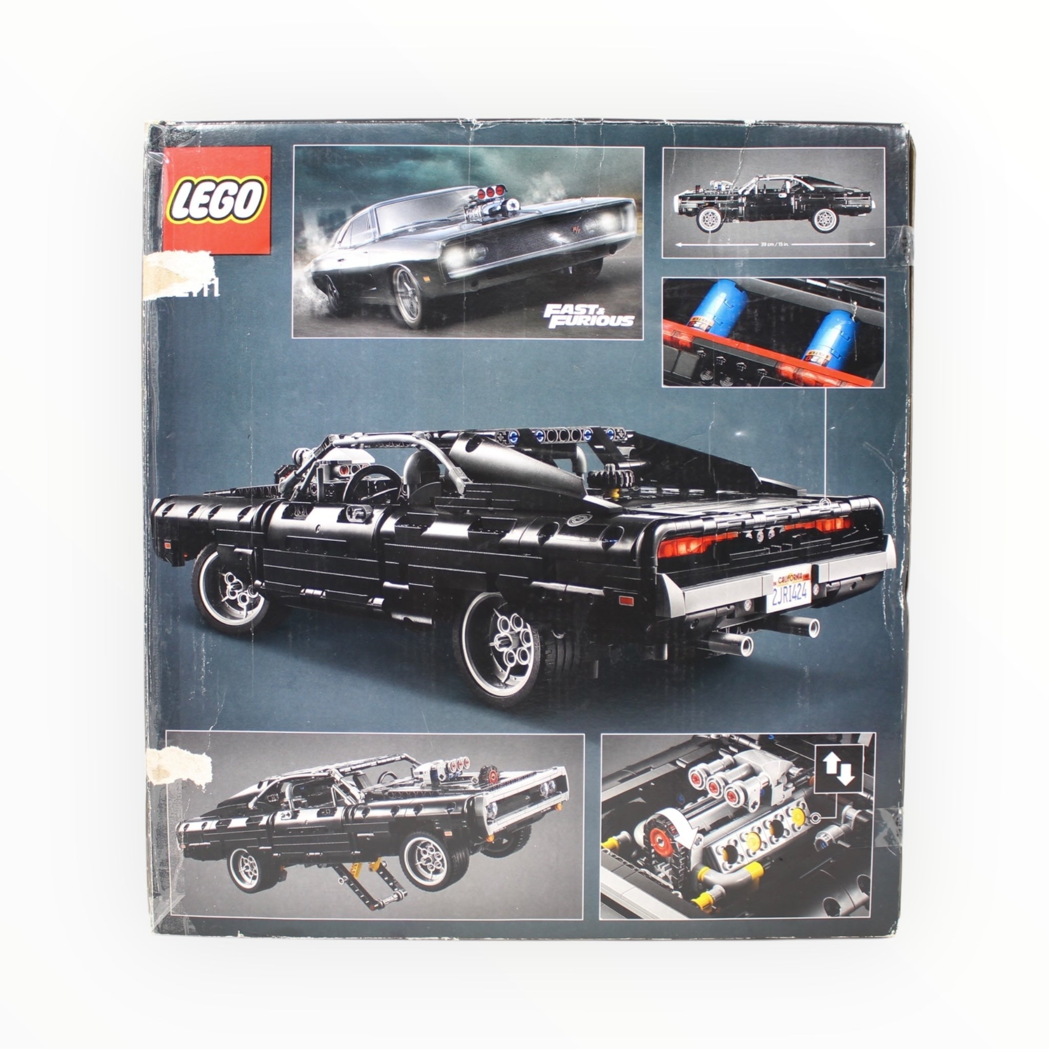 Certified Used Set 42111 Technic Dom’s Dodge Charger (damaged box, bags 2-4 sealed)