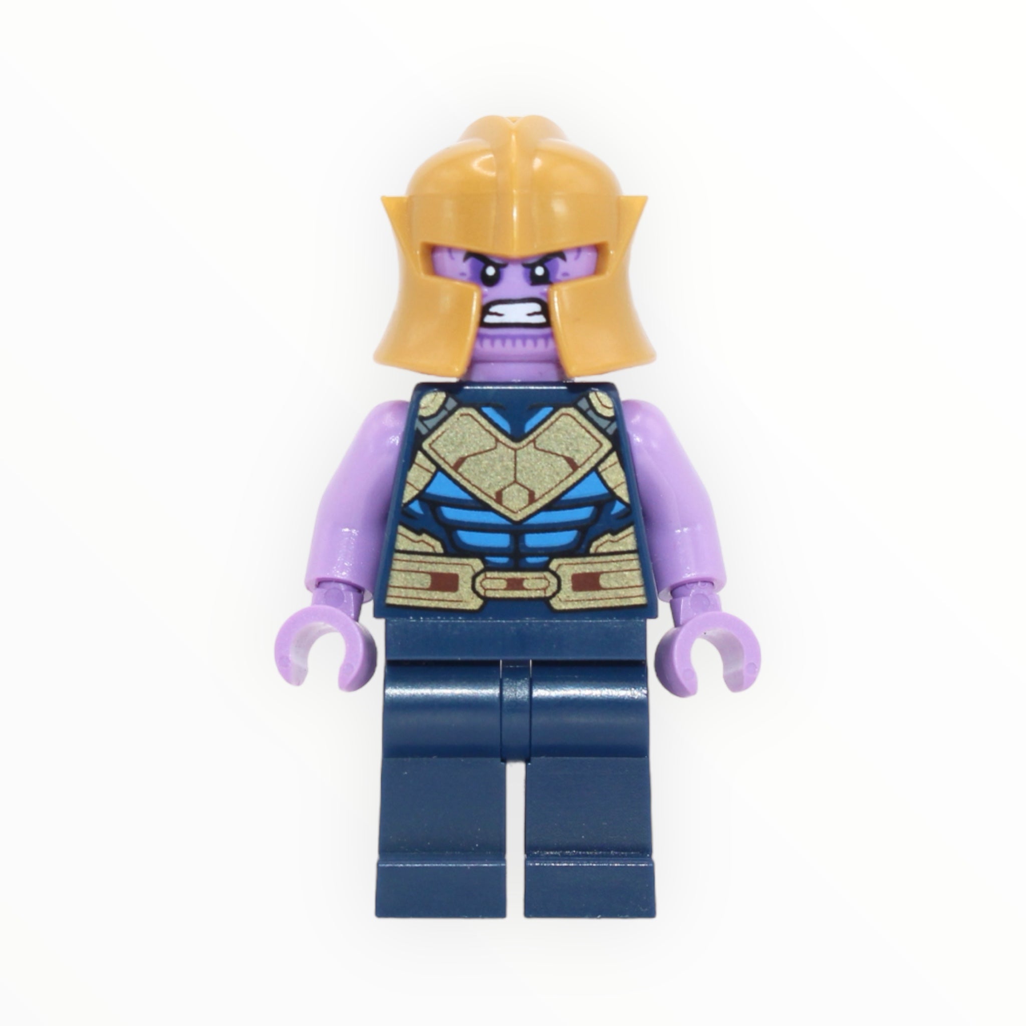 Thanos (medium lavender arms, plain legs, helmet, 2023)