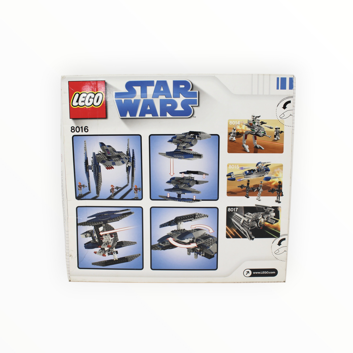 Retired Set 8016 Star Wars Hyena Droid Bomber (damaged box)